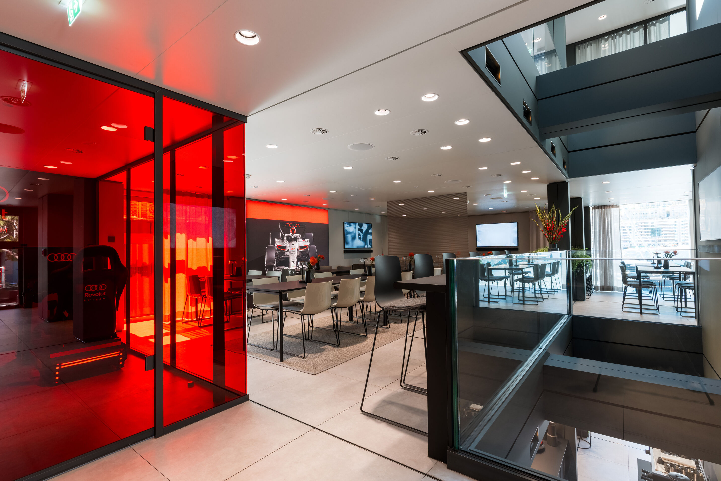 Audi Revolut F1 Team: Monaco Grand Prix - Hospitality
