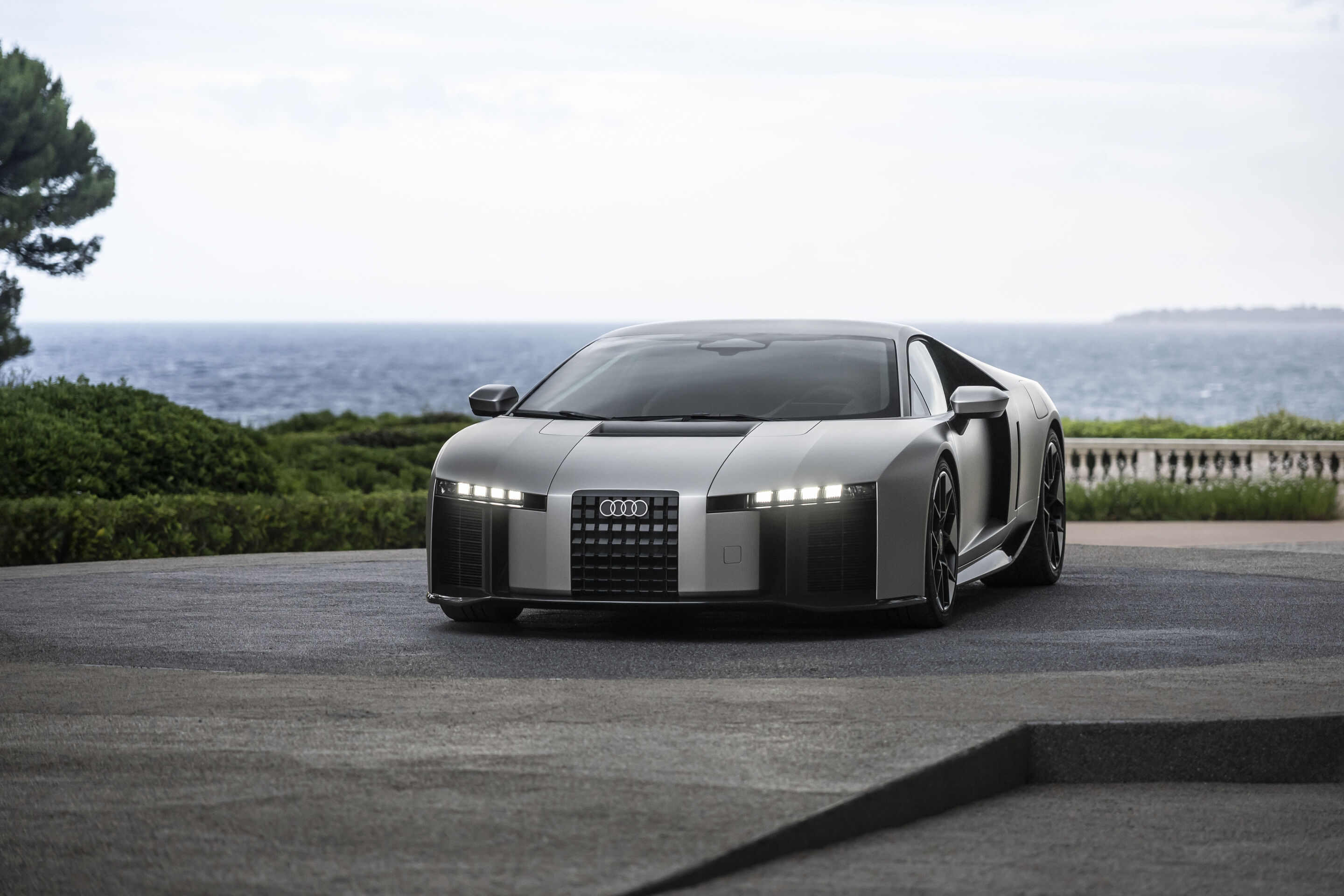 Audi Nuvolari - Titanium, Outdoor-Standaufnahme, Exterieur, Dreiviertelfrontansicht
