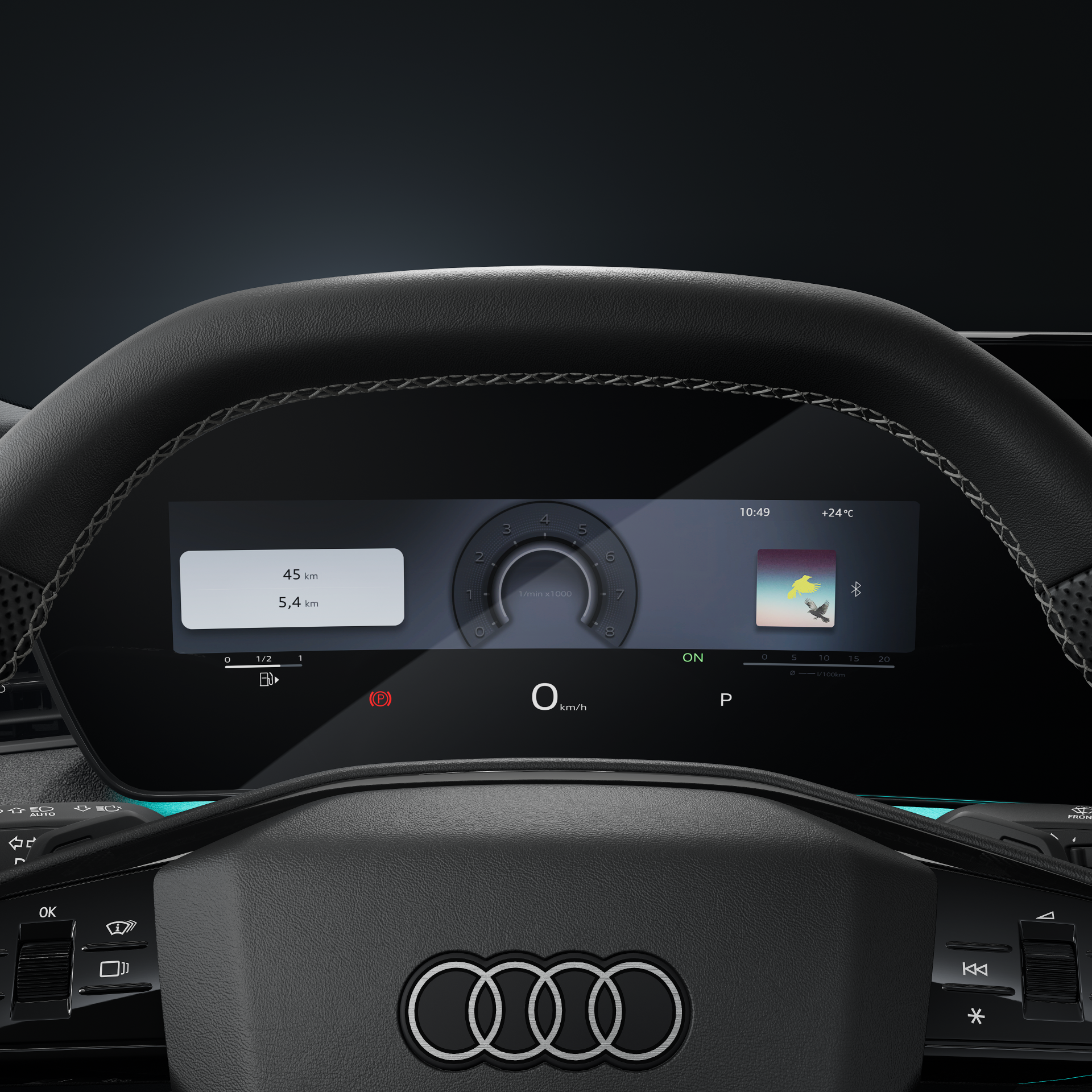 Audi A3 Limousine - Studioaufnahme, Interieur, Audi virtual cockpit