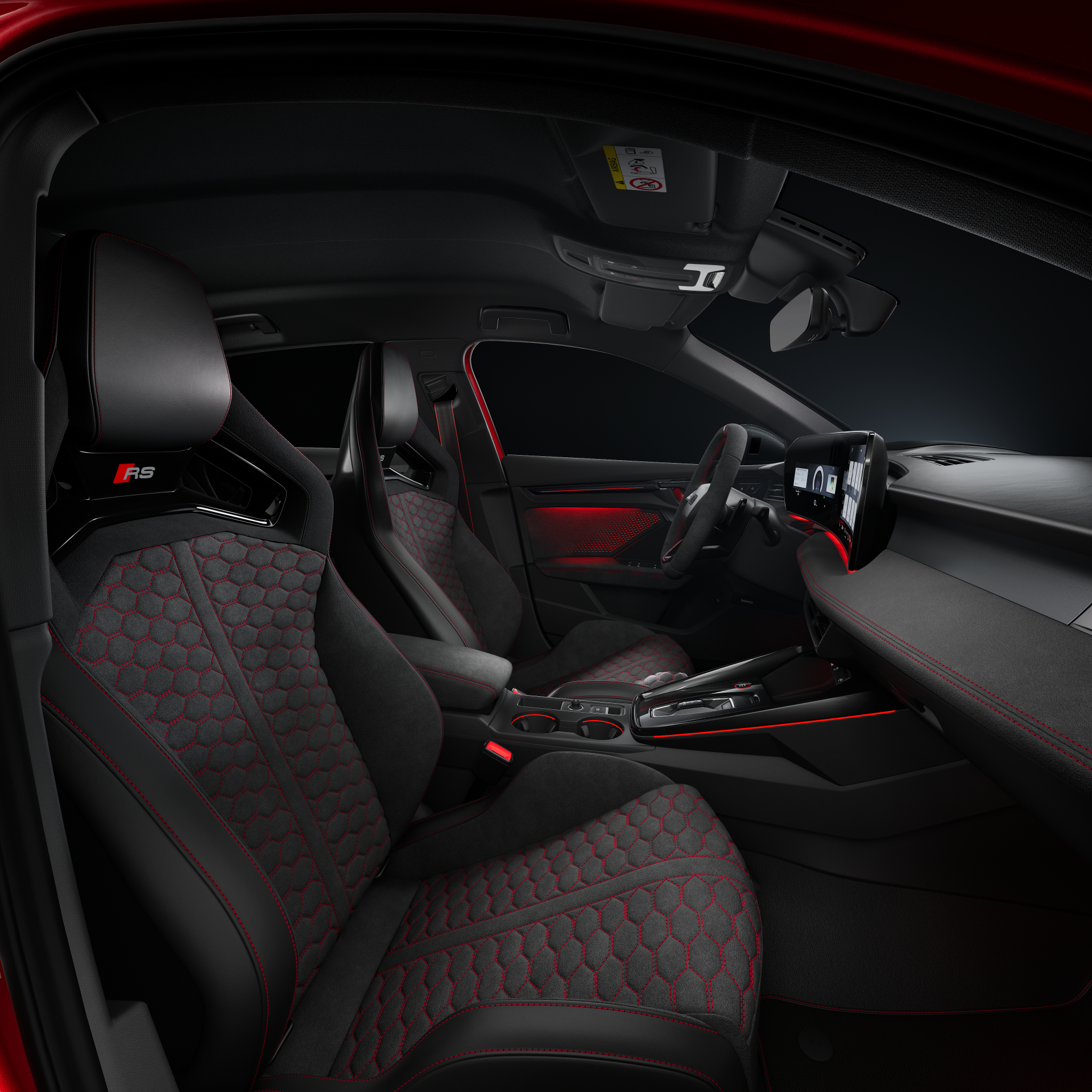 Audi RS 3 Sportback - Studioaufnahme, Interieur, Vordersitze