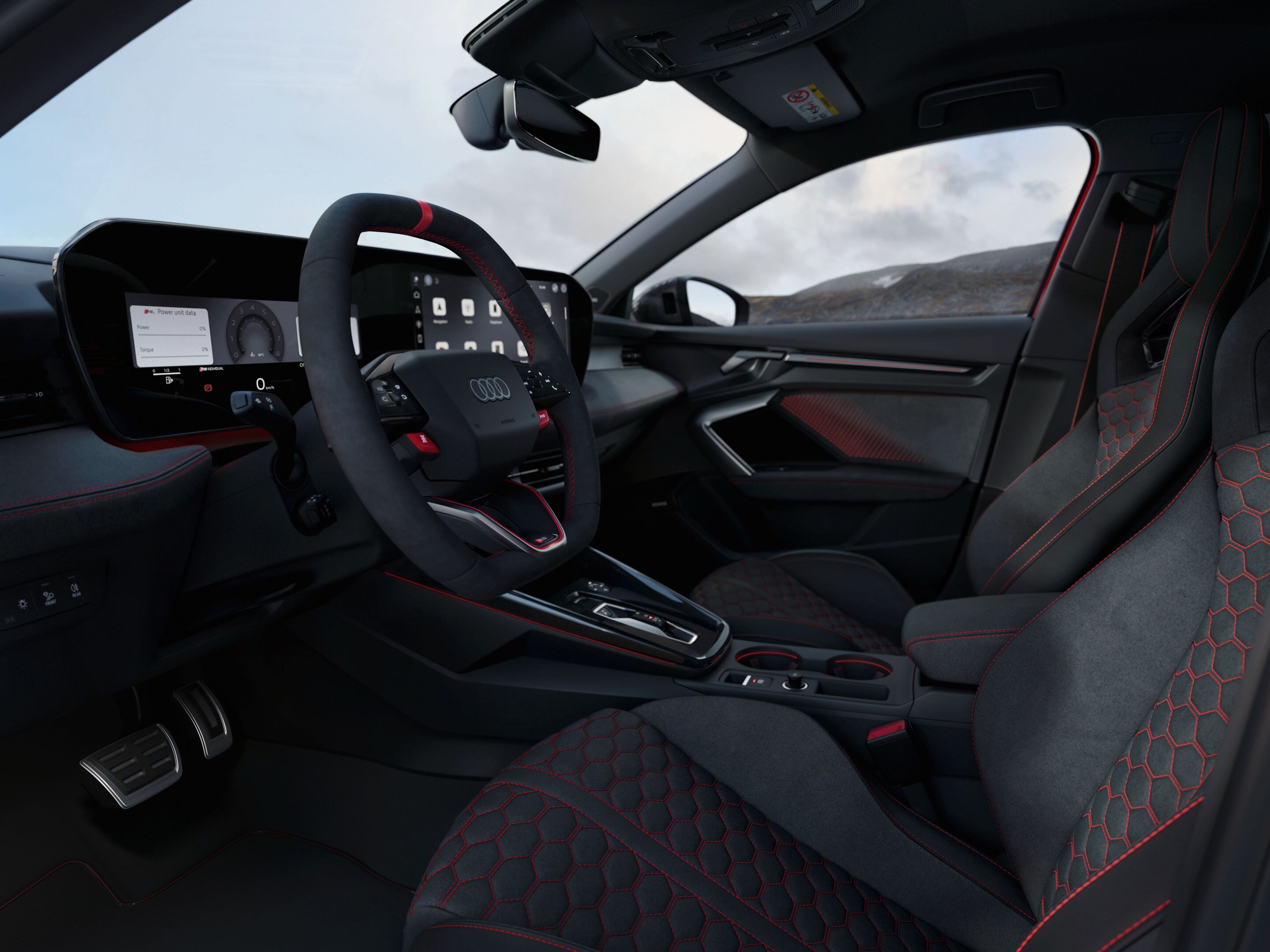 Audi RS 3 Sportback - Studioaufnahme, Interieur, Cockpit und Lenkrad

Tatsächliche Displayinhalte können vom gezeigten Fahrzeug abweichen.