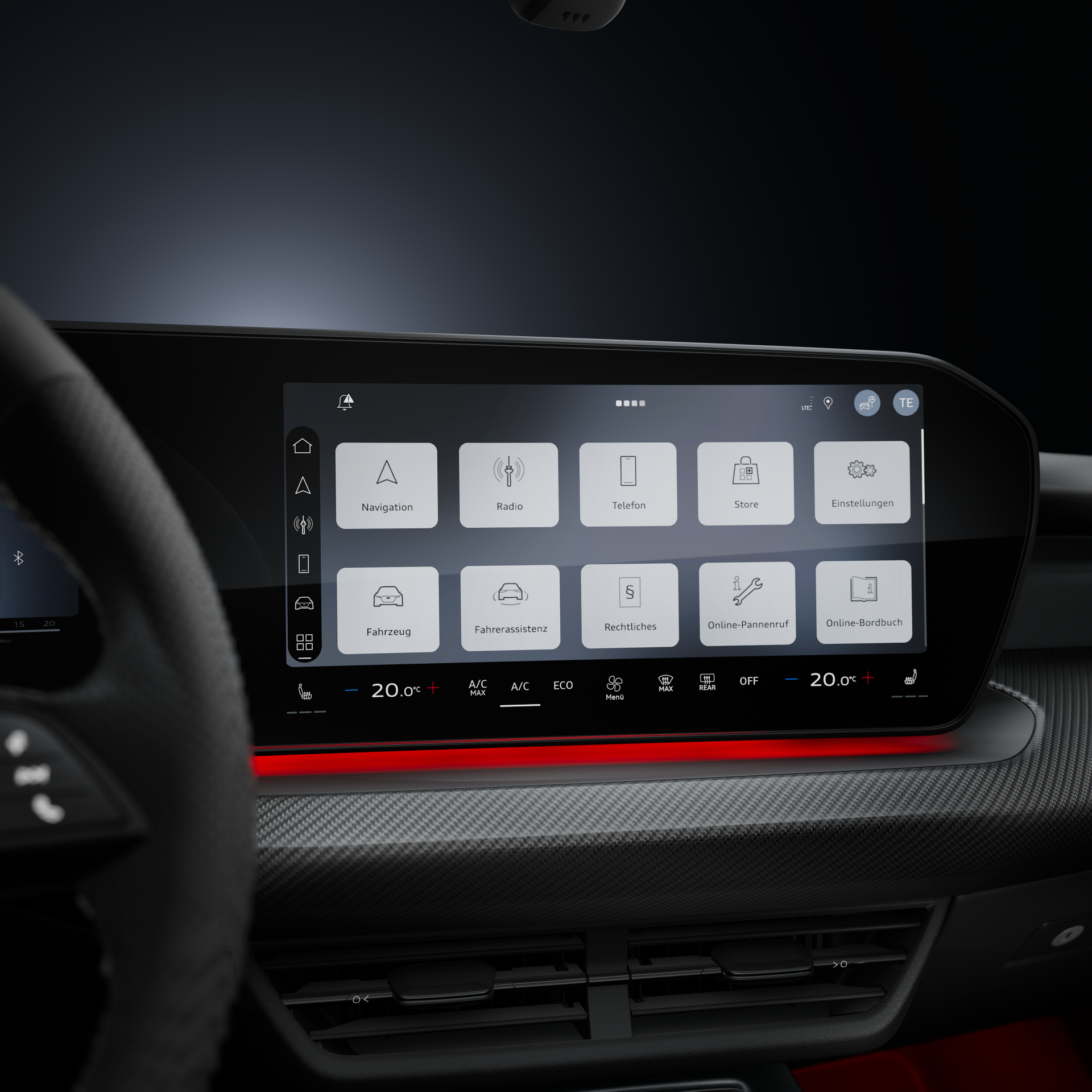 Audi S3 Limousine - Studioaufnahme, Interieur, Audi virtual cockpit