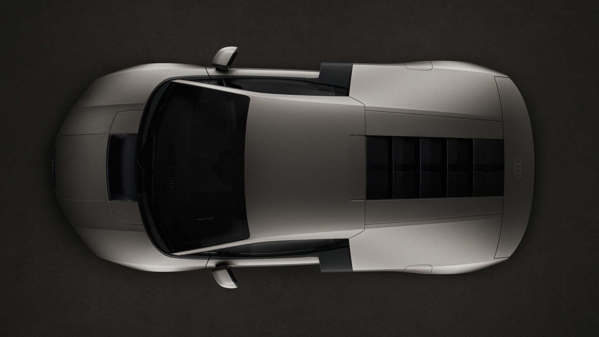 A bird's-eye view of the Audi Nuvolari