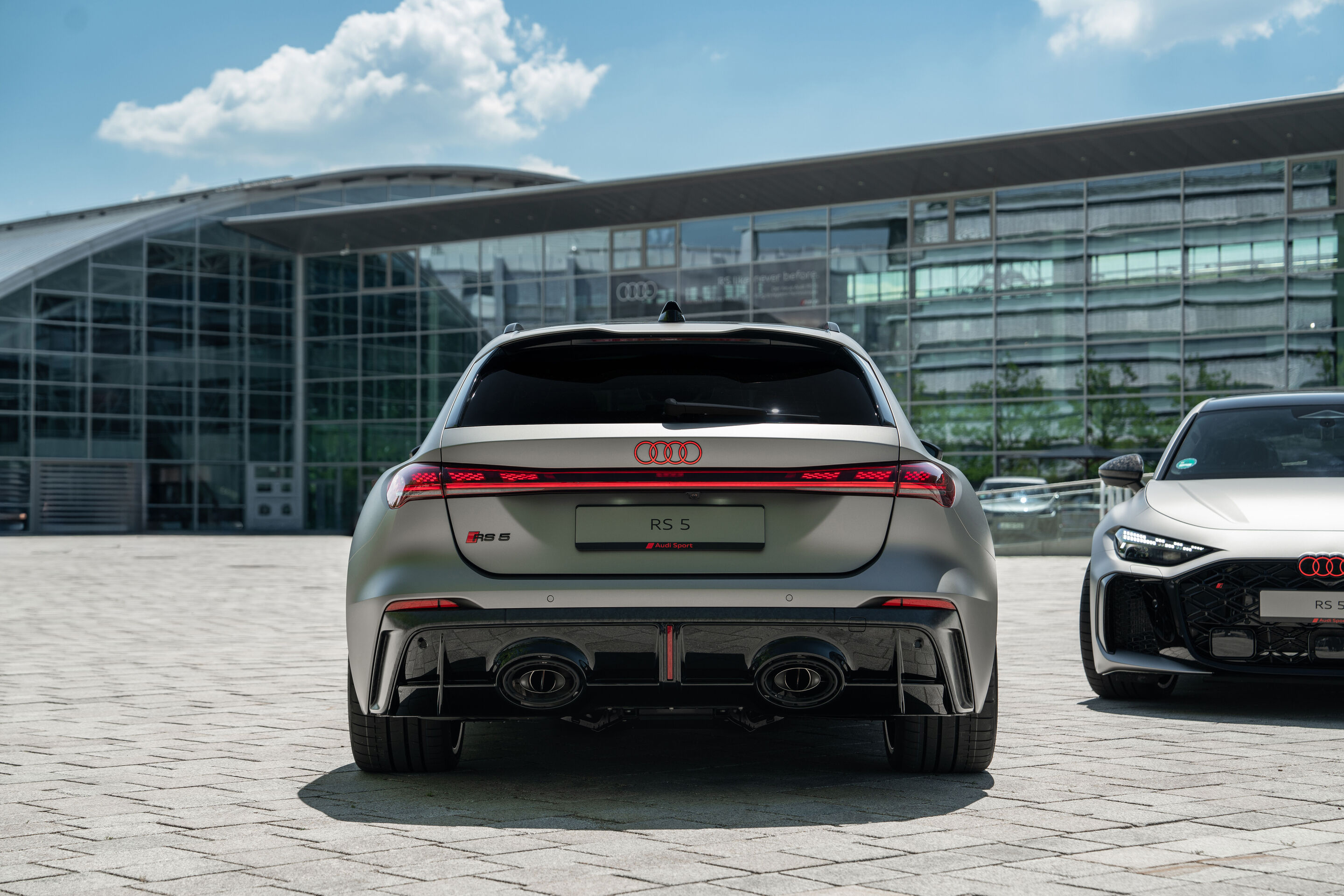 Audi RS 5 Avant featured in the F1® Pirelli Hot Lap - Outdoor static photo, exterior, rear view, front view
