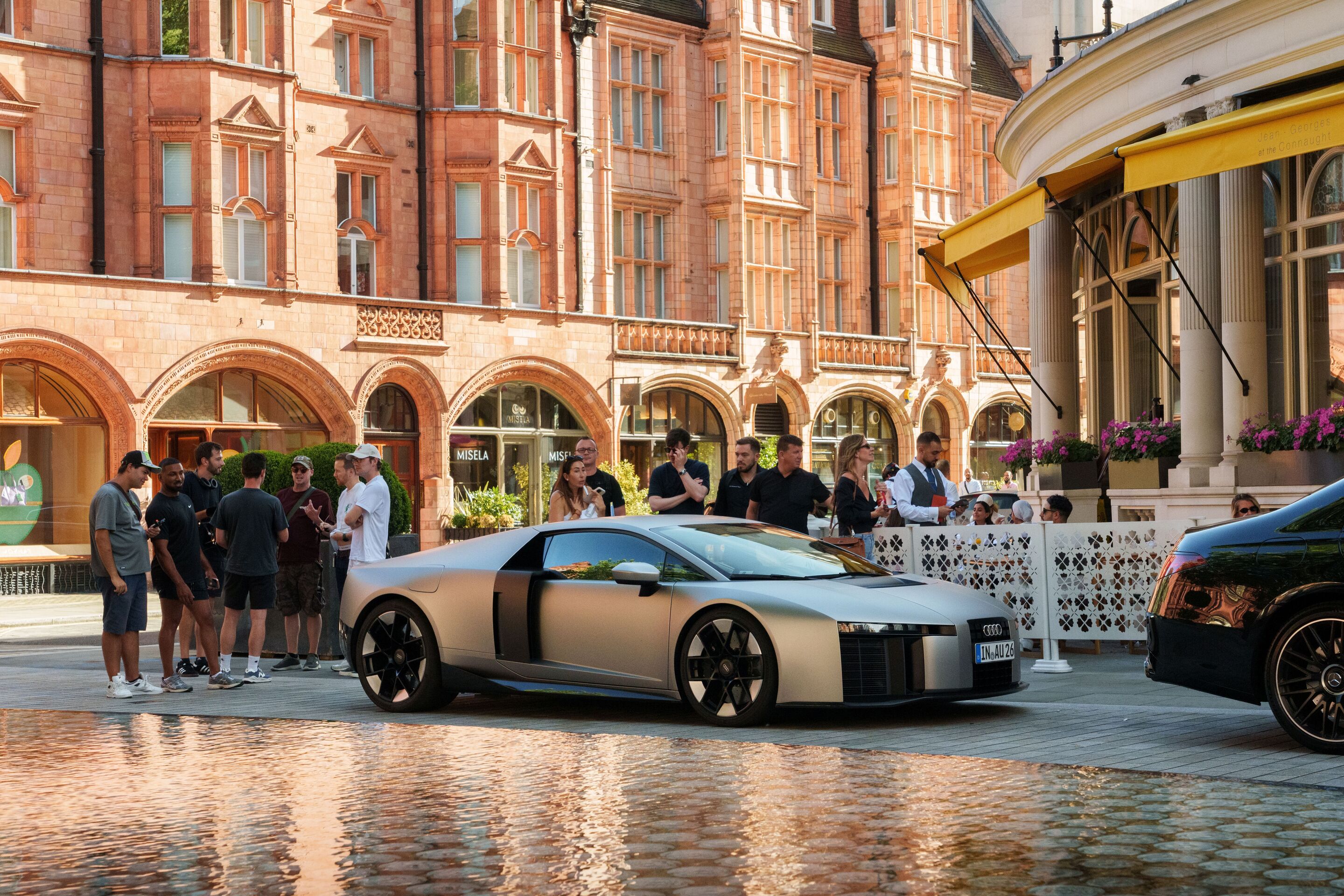 Audi Nuvolari in London - The Nuvolari is the fastest and most powerful production vehicle in the brand’s history — and the first to follow Audi’s new design philosophy. In early July, the supercar caused a stir when it made its UK debut in London.