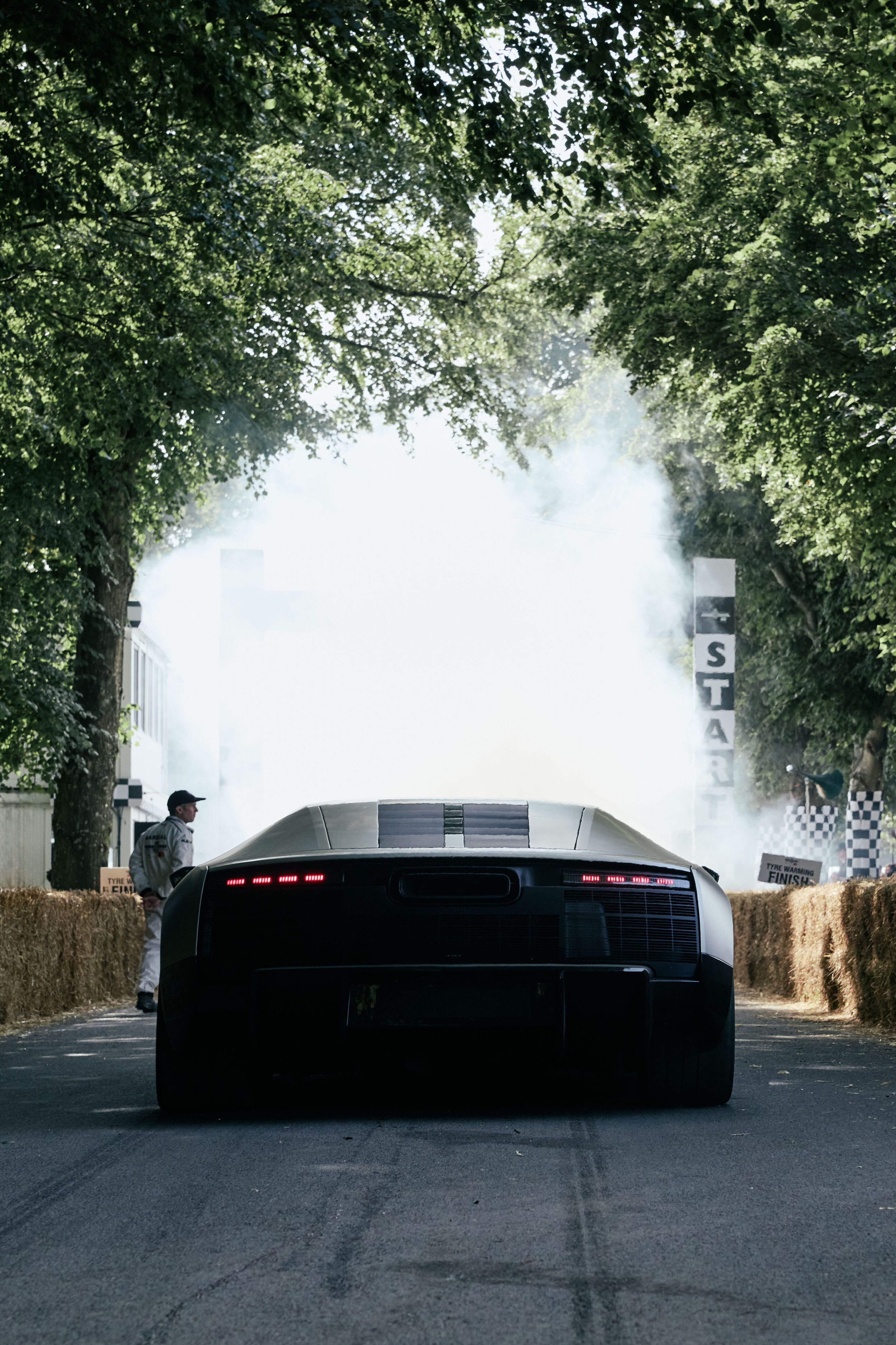 Audi Nuvolari at Goodwood Festival of Speed - Racing legend Tom Kristensen races Audi Nuvolari up the 1.86-kilometer Hillclimb in the grounds of Goodwood House. The Nuvolari is the fastest and most powerful production vehicle in the brand’s history —...