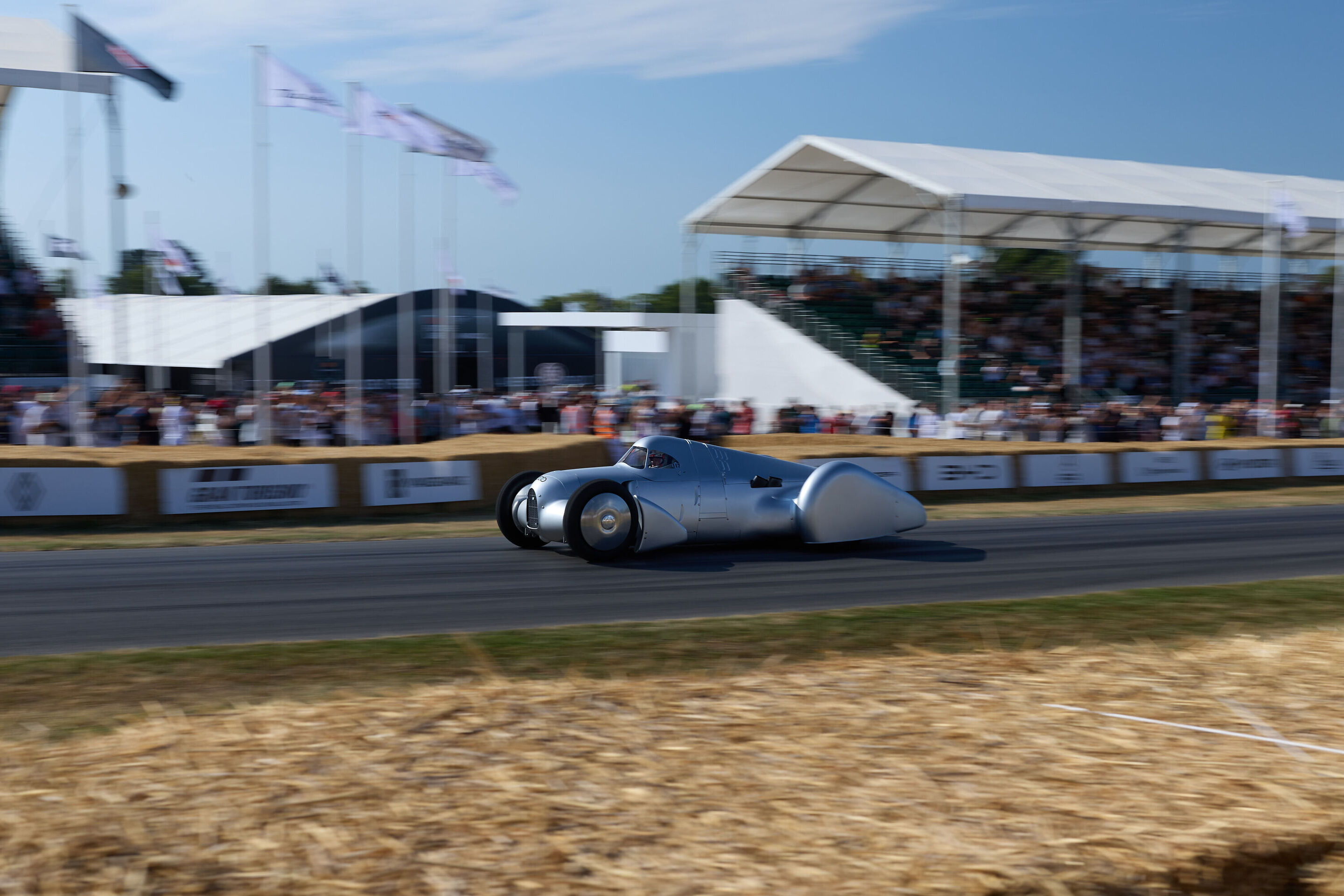 Auto Union Lucca at Goodwood Festival of Speed - Audi Tradition showcases the Auto Union Lucca at Goodwood.