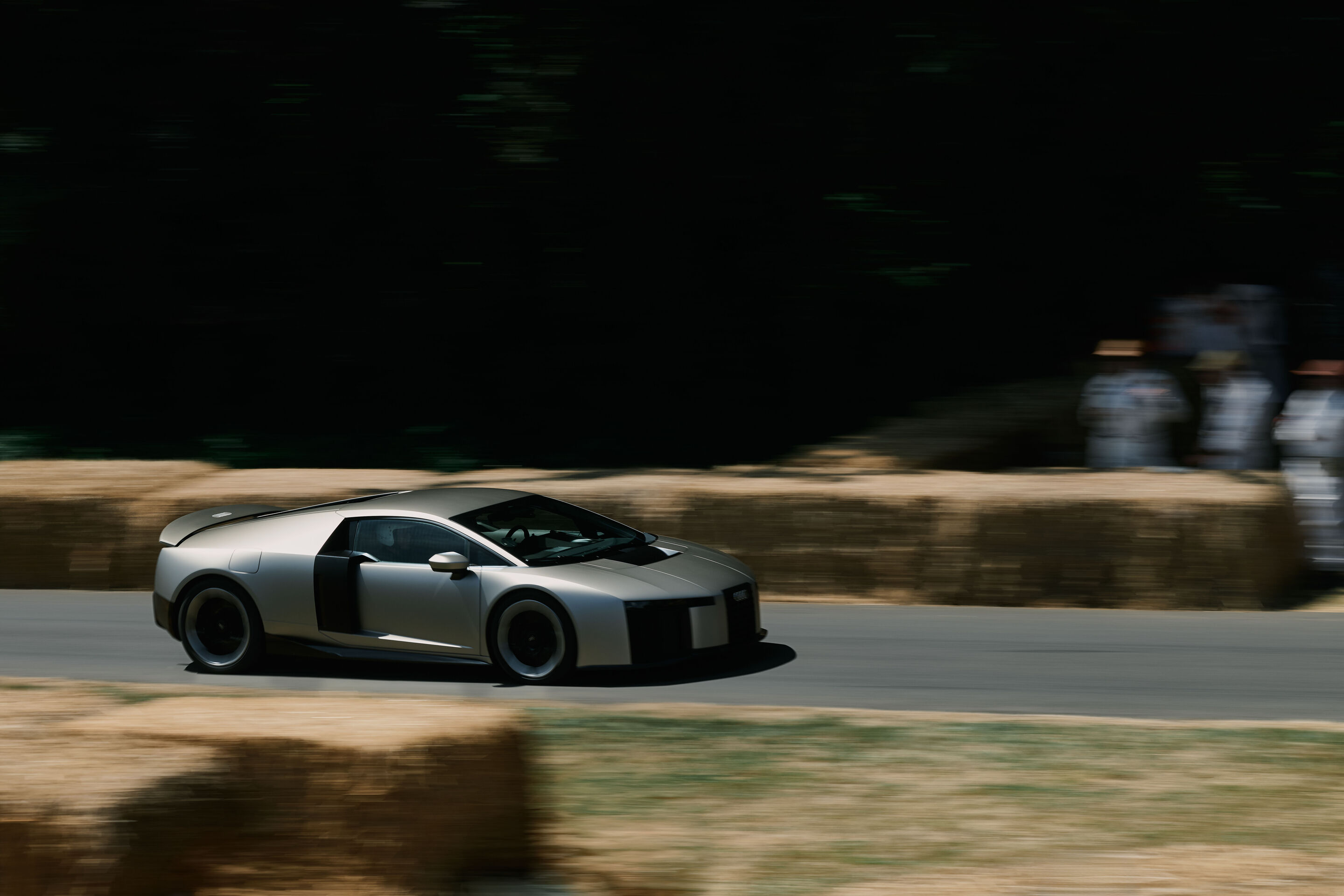 Audi Nuvolari at Goodwood Festival of Speed - Racing legend Tom Kristensen drives the Audi Nuvolari up the 1.86 km hillclimb around Goodwood manor. The Nuvolari will be the most powerful and the fastest series car in the history of Audi - and apart from...