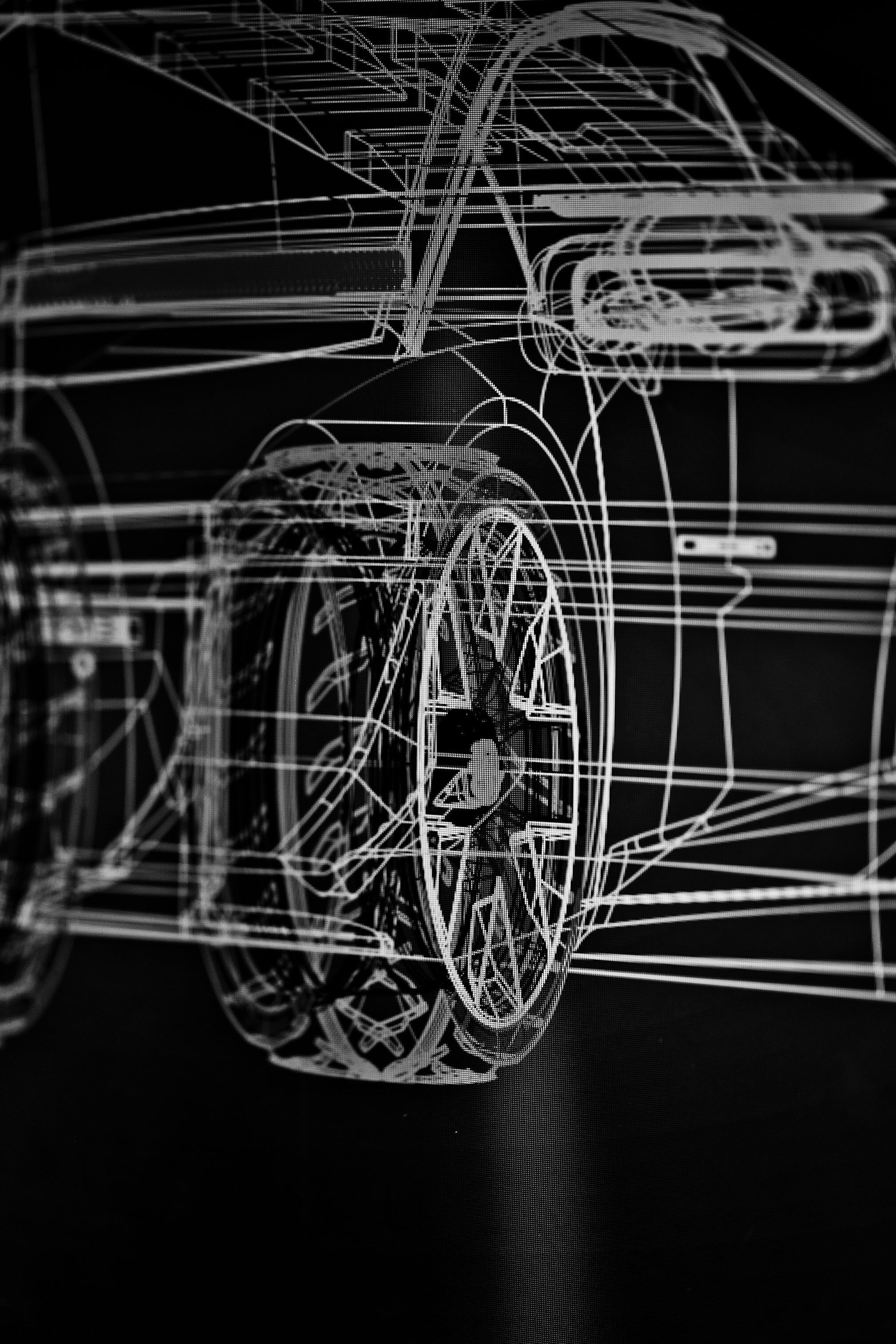 Sketch - The Audi Nuvolari in 405 Days - Digital design: Sketches are transformed into precise 3D models on the computer.