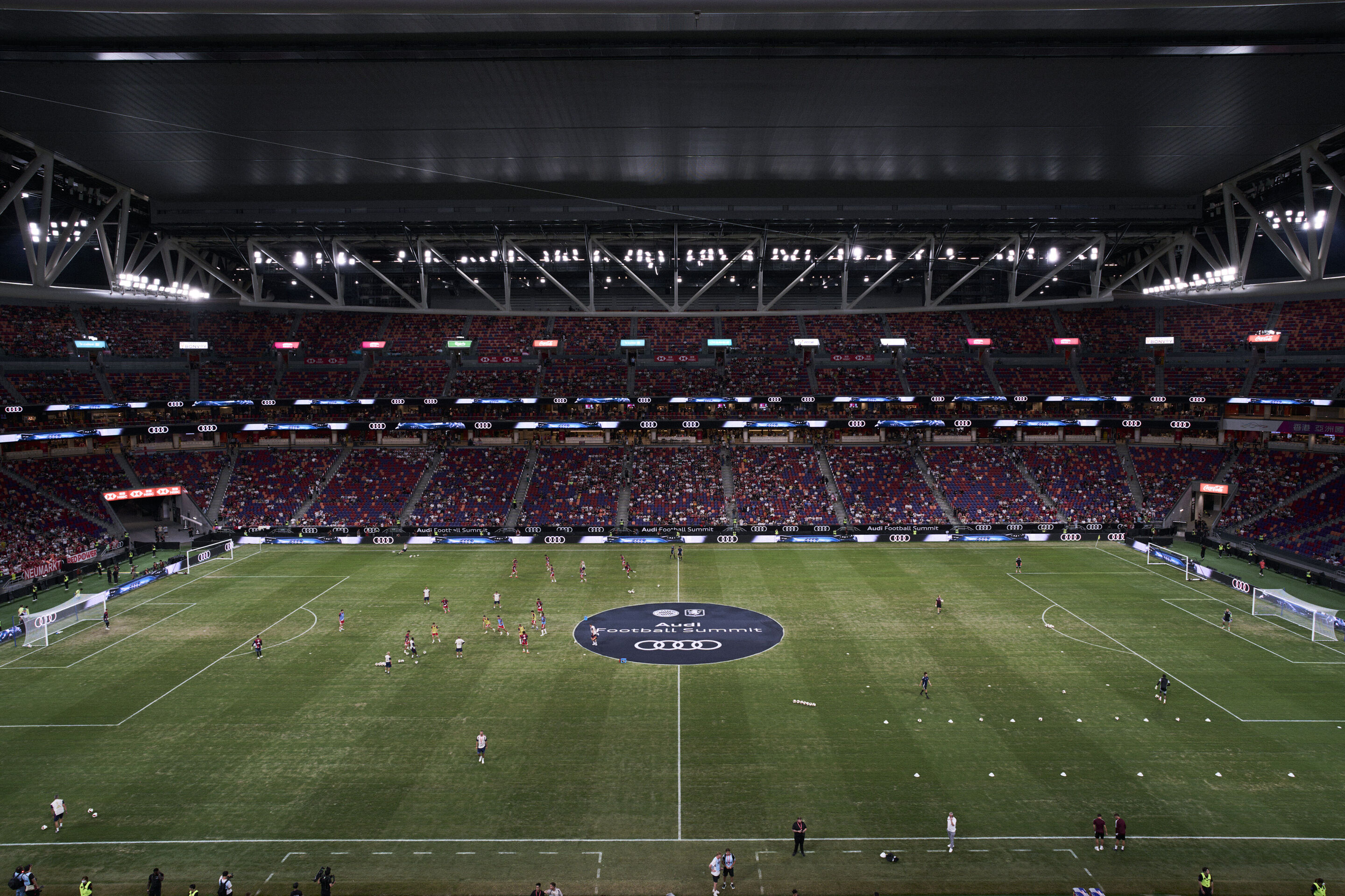 “Audi Summer Tour”: FC Bayern Munich’s anniversary tour of South Korea and Hong Kong - View of Kai Tak Sports Park stadium in Hong Kong during the Audi Summer Tour.