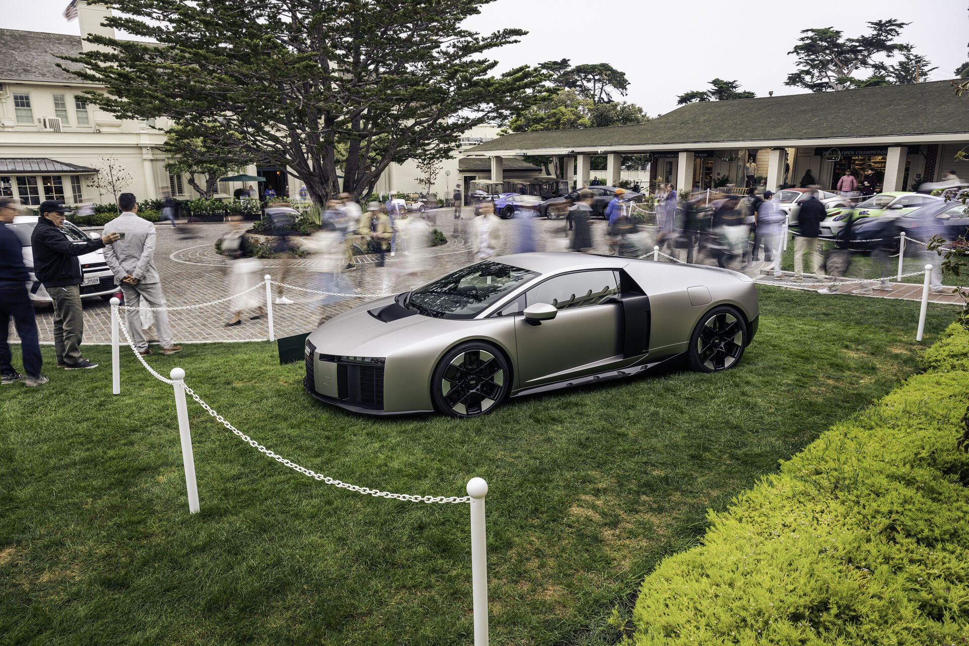 Audi Nuvolari displayed on the Concept Lawn at Monterey Car Week