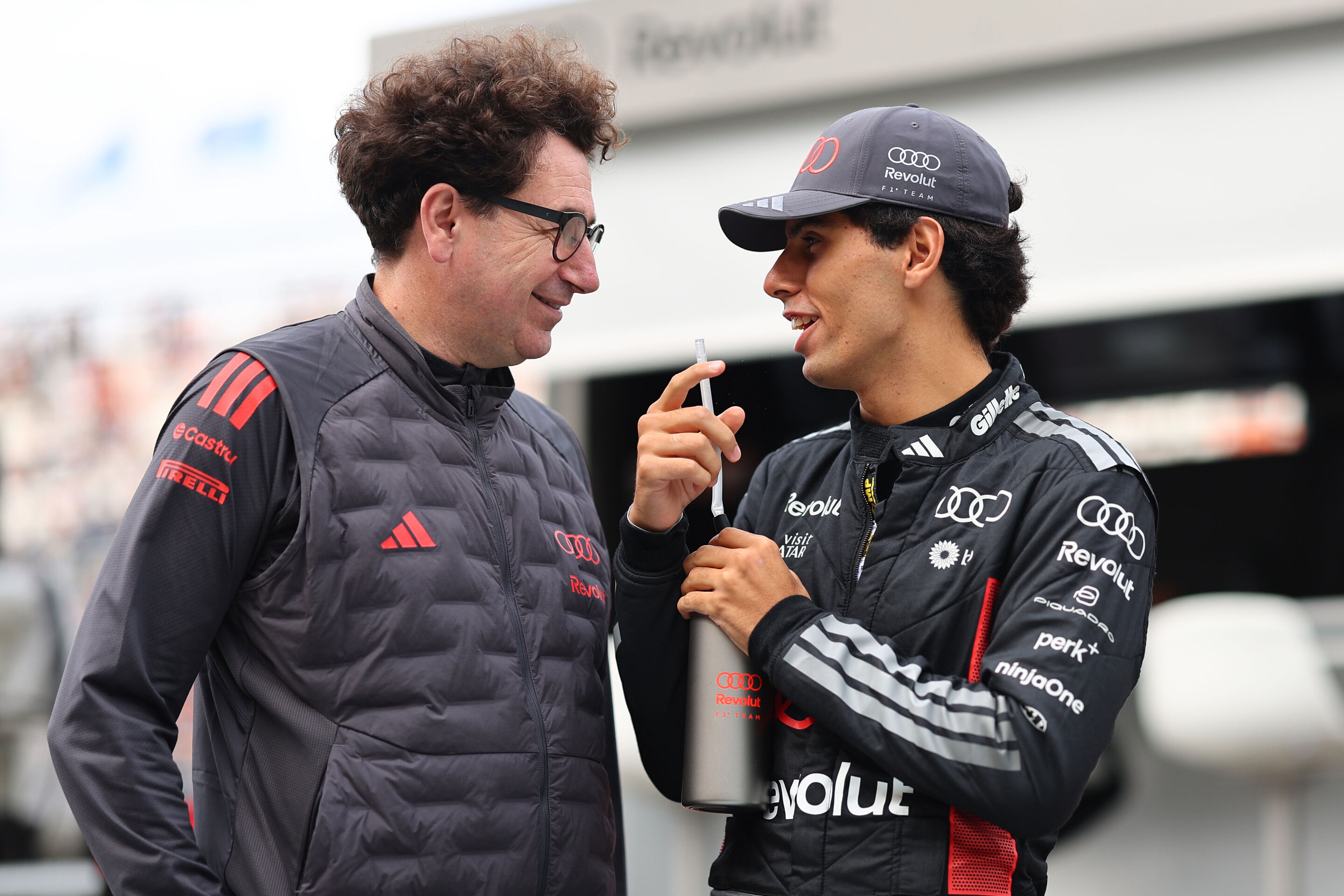 Audi Revolut F1 Team: Grand Prix der Niederlande - Mattia Binotto, Gabriel Bortoleto