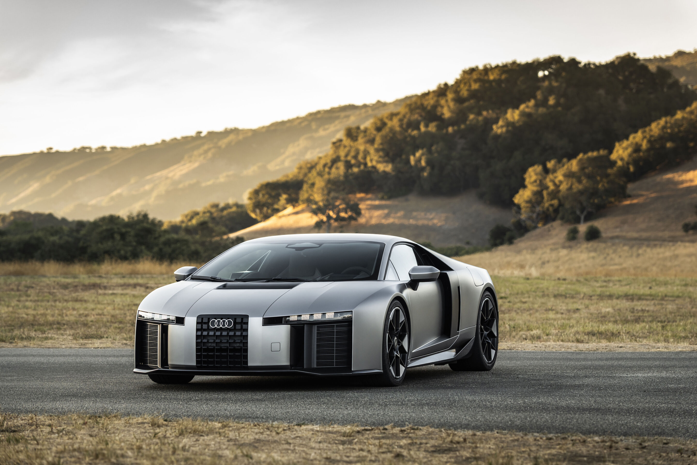 Audi Nuvolari in the U.S. - Outdoor static shot, exterior, three-quarter-front-view