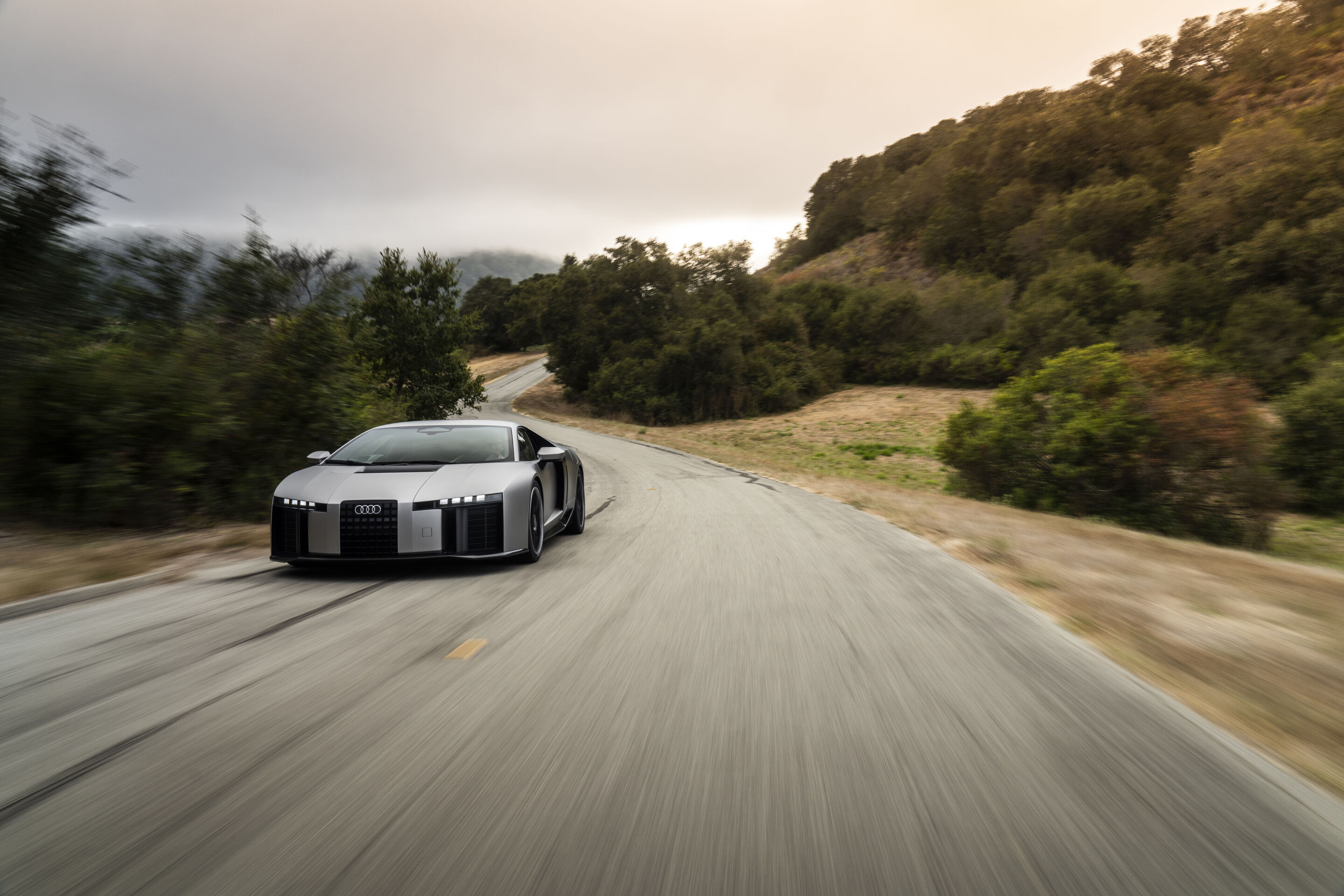 Audi Nuvolari in den USA - Outdoor-Fahraufnahme, Exterieur, Dreiviertelfrontansicht