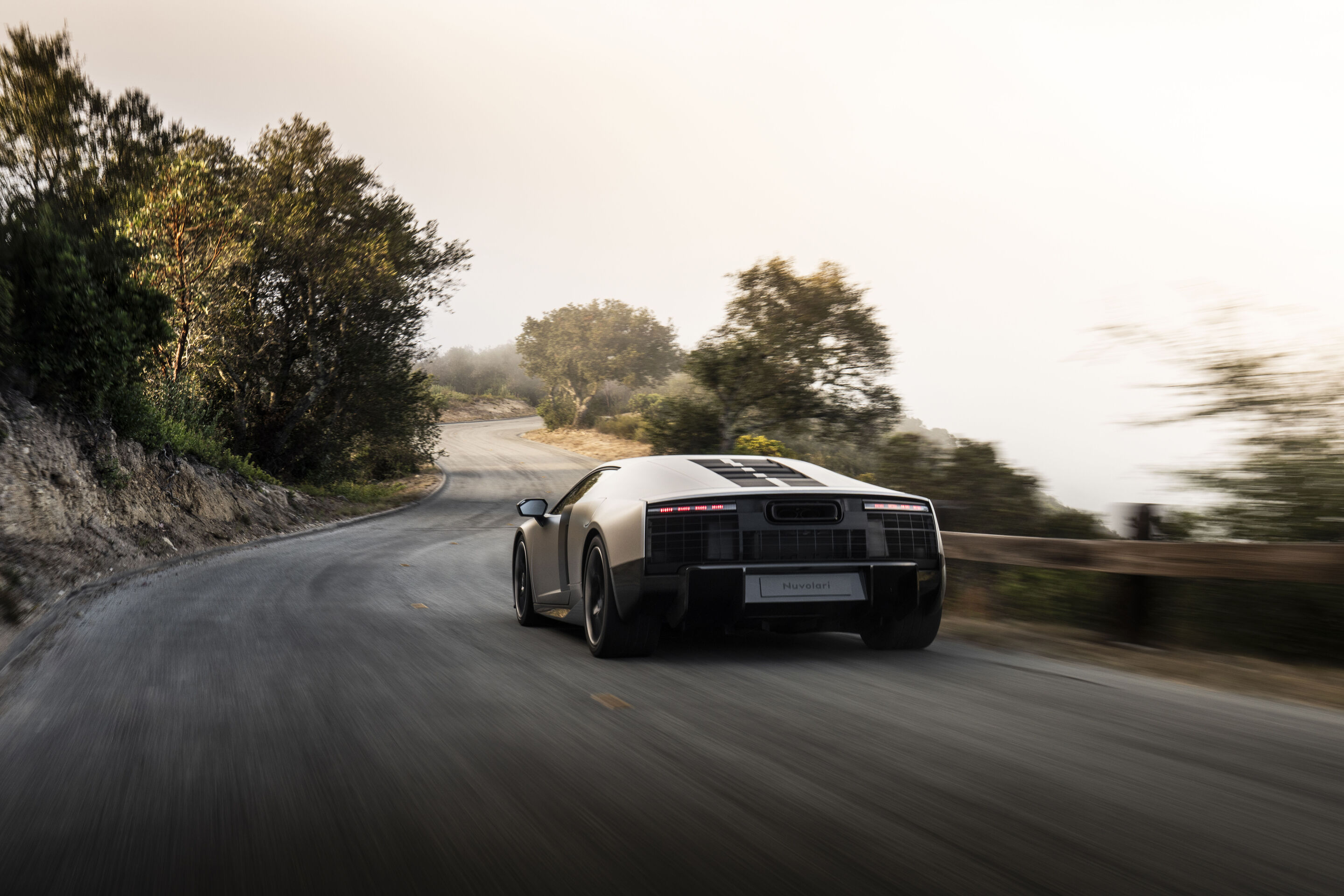 Audi Nuvolari in the U.S. - Outdoor dynamic shot, exterior, three-quarter-rear-view