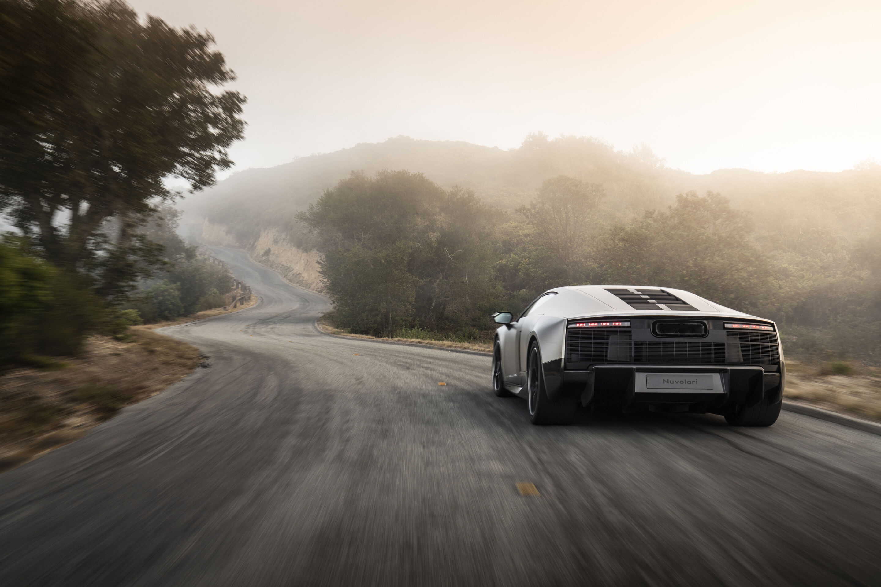Audi Nuvolari in the U.S. - Outdoor dynamic shot, exterior, three-quarter-rear-view
