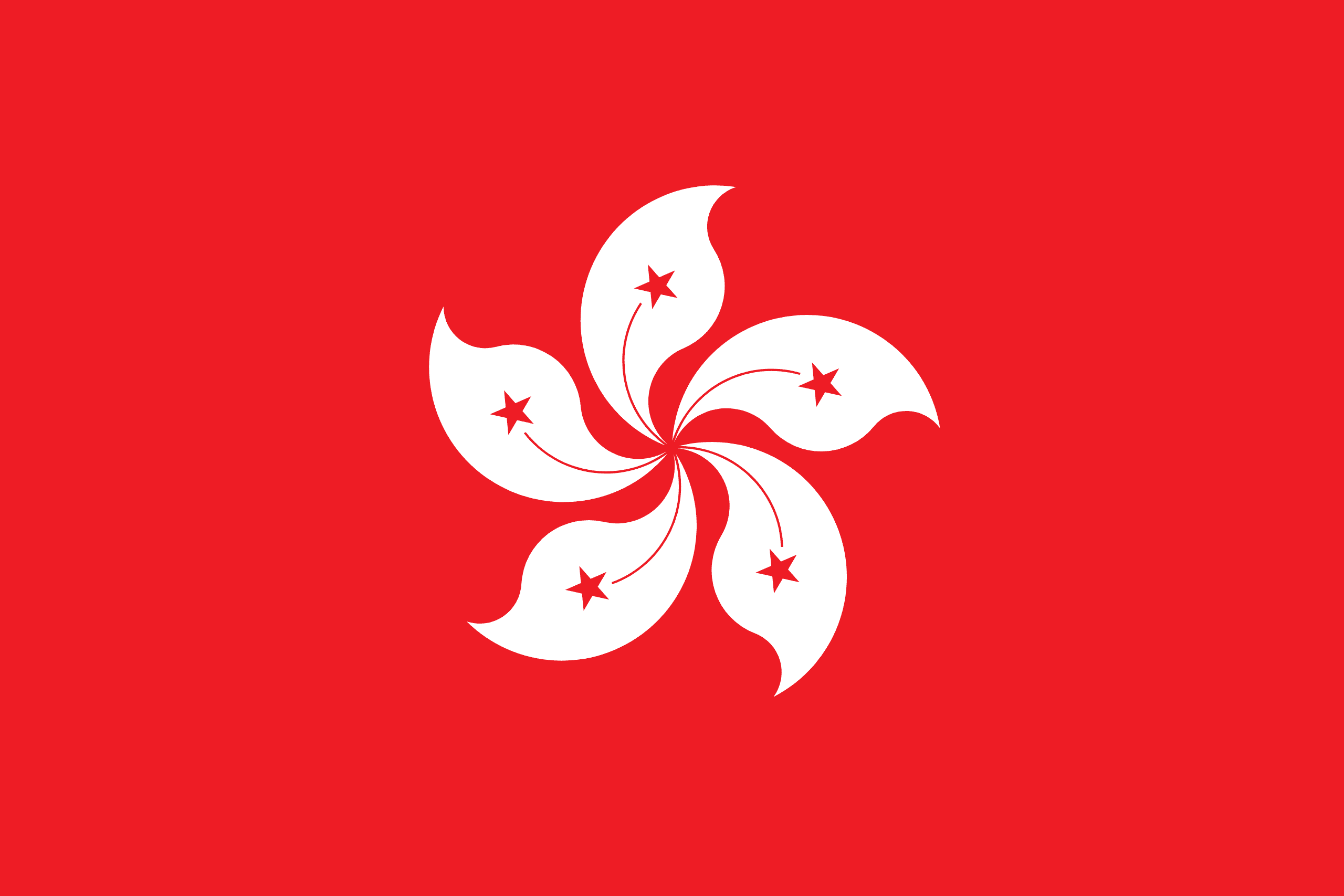 Illustration - Hongkong - Flag of Hongkong