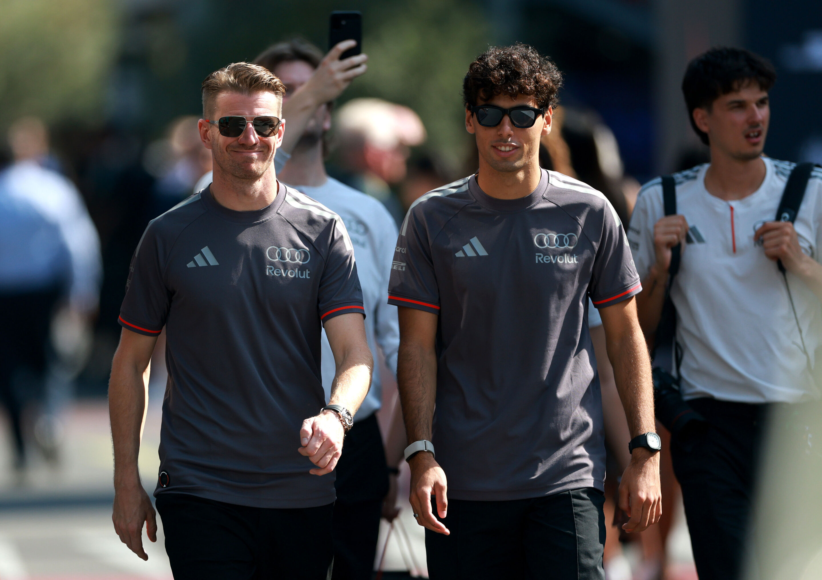 Audi Revolut F1 Team: Azerbaijan Grand Prix - Nico Hulkenberg, Gabriel Bortoleto