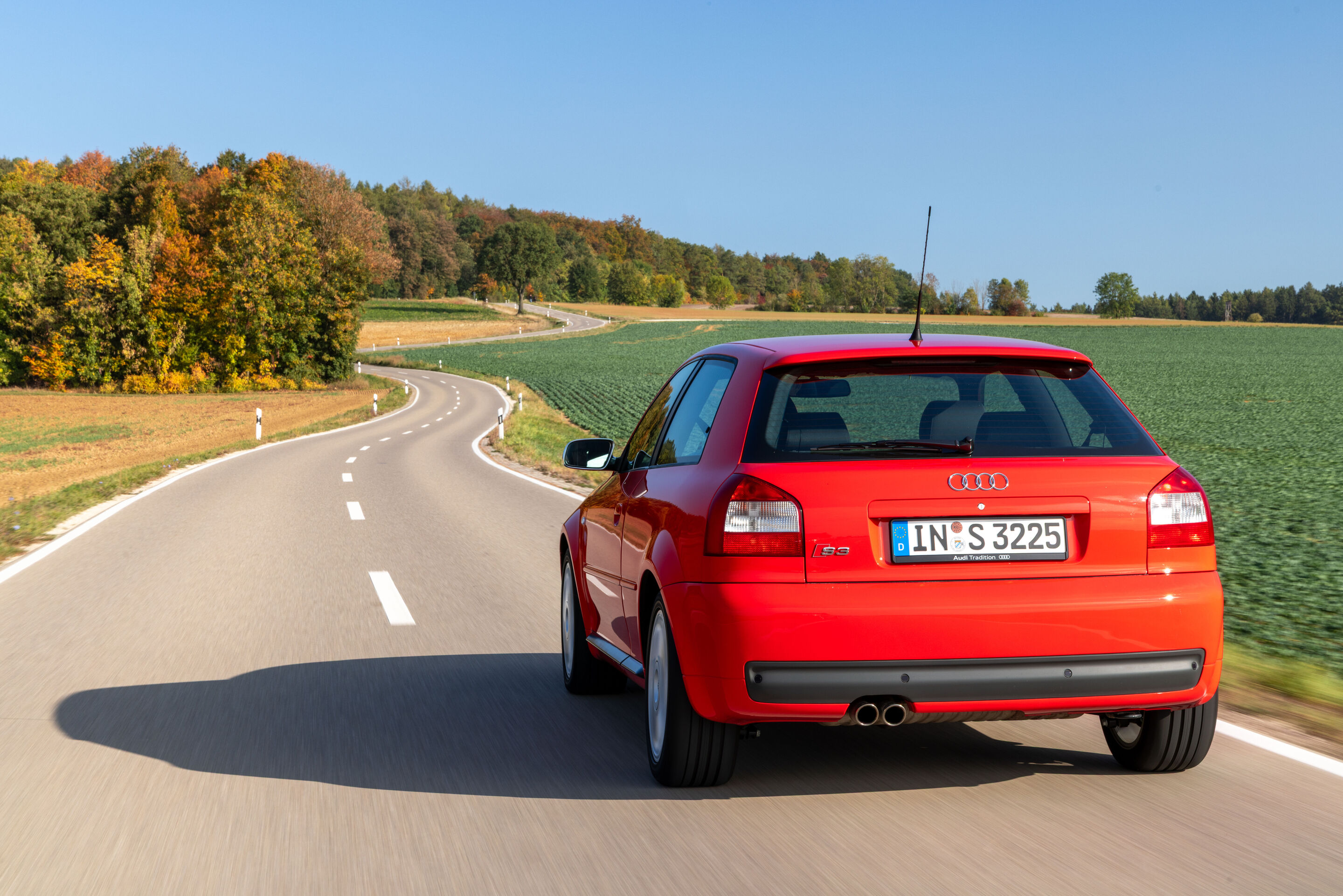 30 Jahre Audi A3 - Fahraufnahme Audi S3 erste Generation, Baujahr 2002