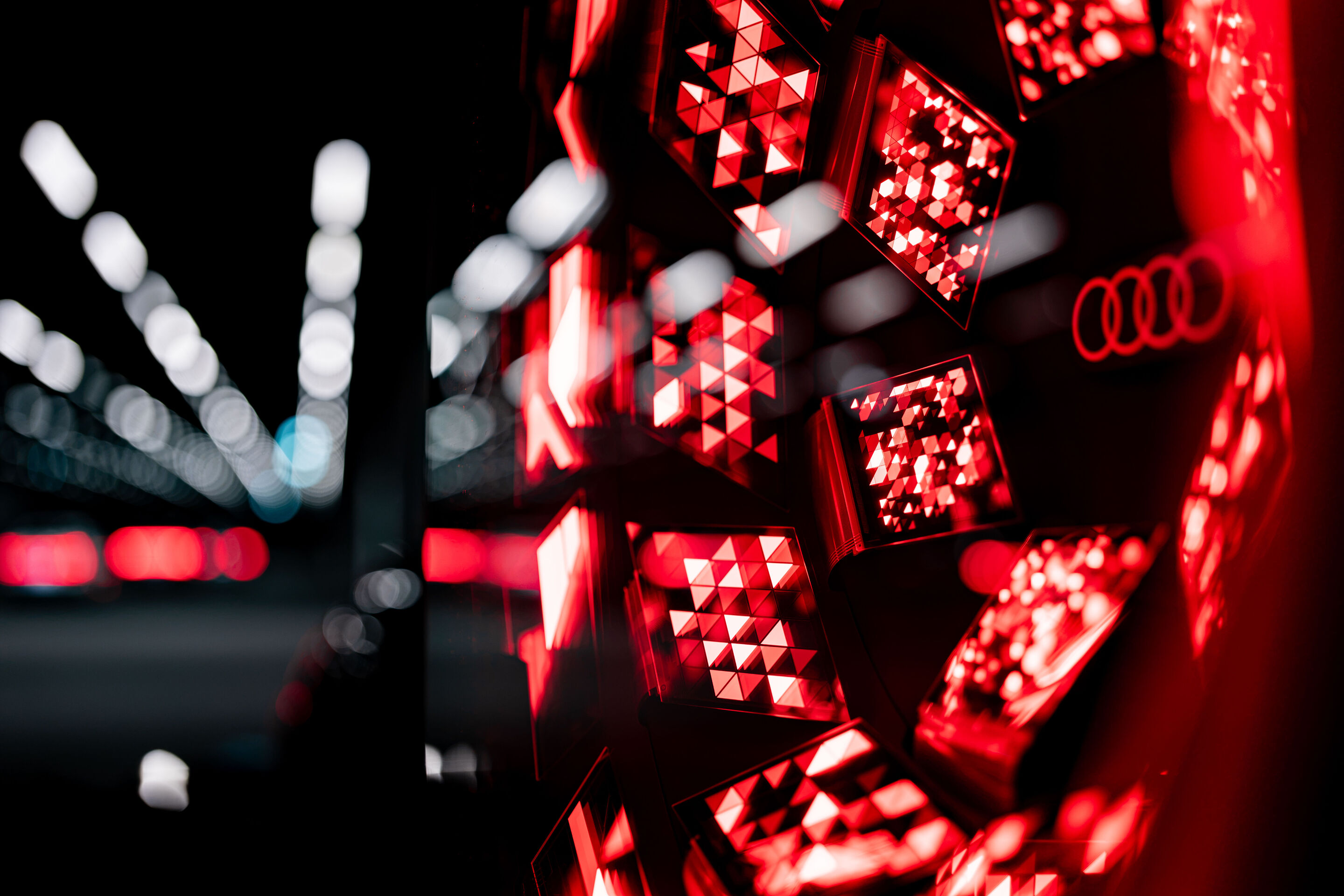 Audi OLED lighting technology - First to third generations of digital OLED technology