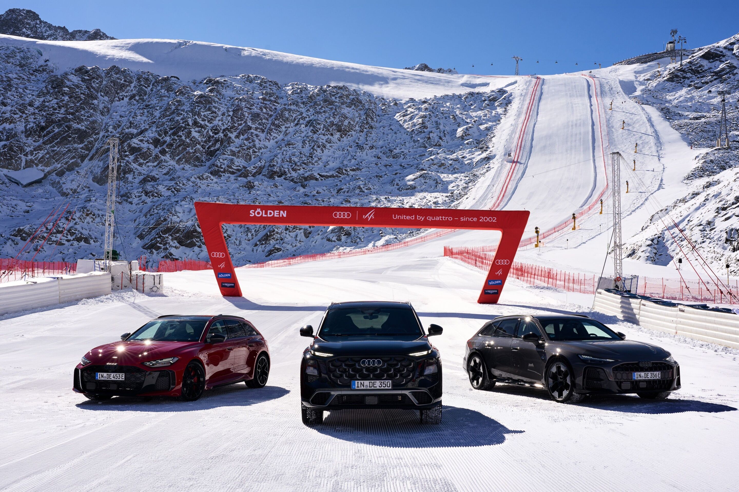 Audi extends partnership with the International Ski and Snowboard Federation (FIS) through 2030 - Audi has been involved in the FIS Ski World Cup since 2002 and remains title sponsor through 2030. On the slopes in Sölden: the Audi RS 5 Avant, Audi Q7...