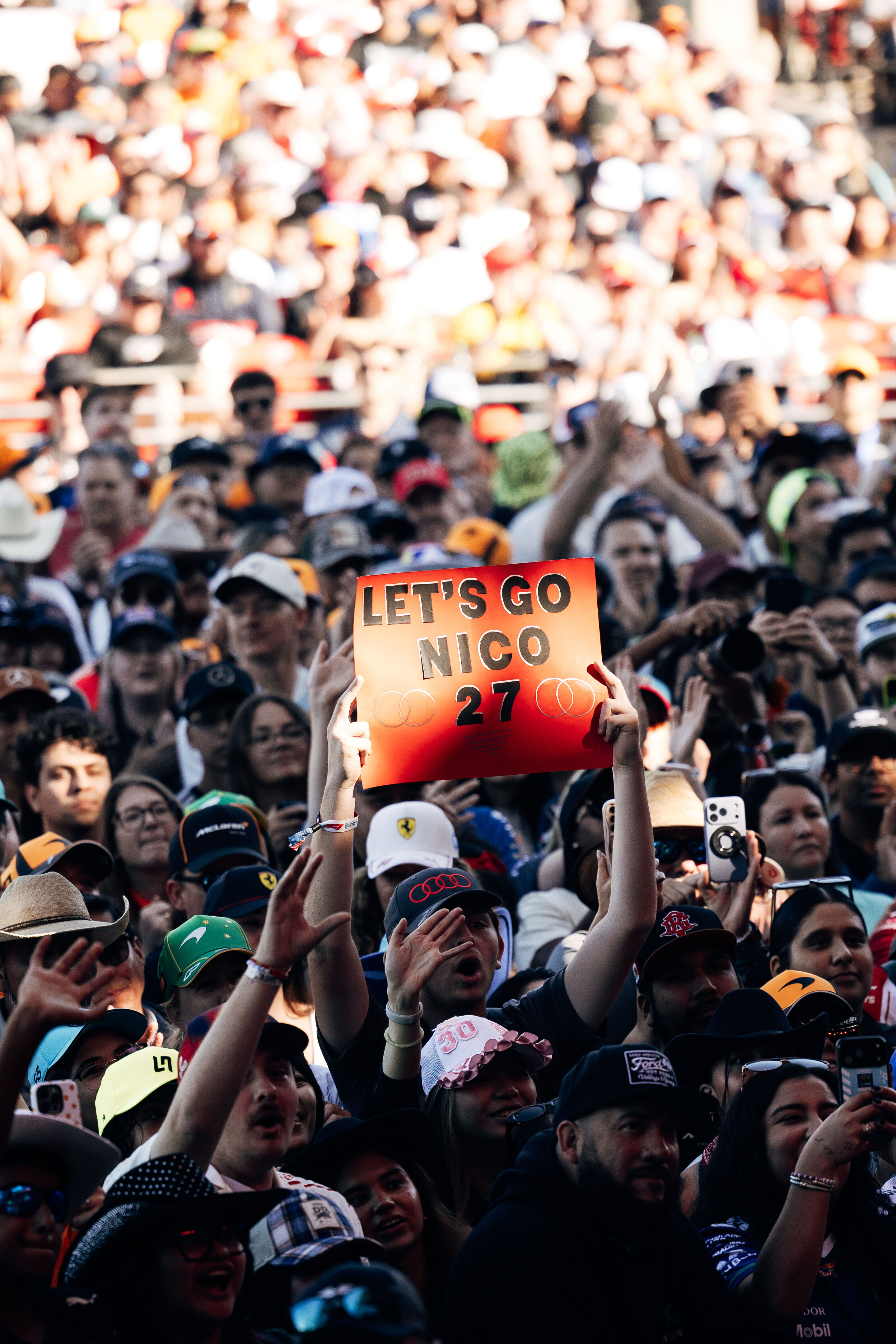 Audi Revolut F1 Team: United States Grand Prix - Fan of Nico Hulkenberg at the F1 race in Austin
