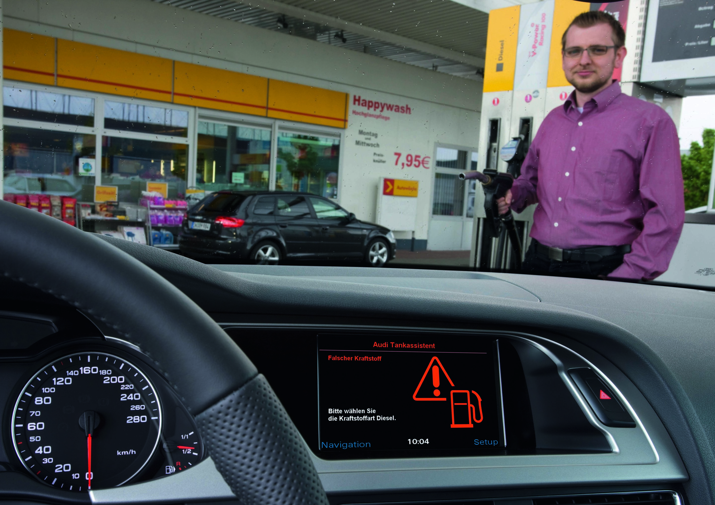 Efficient urban driving – the Audi travolution project - travolution - Filling station assistant
