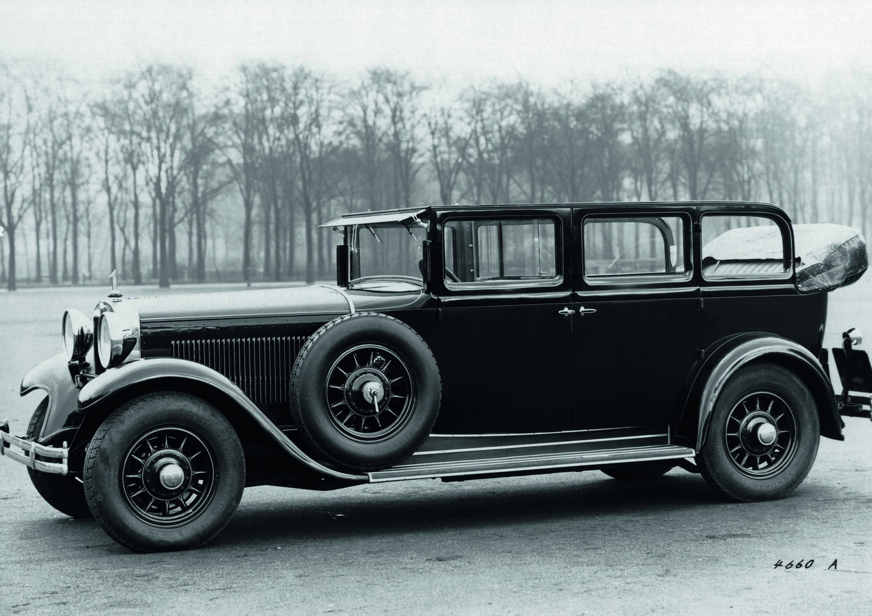 Jubiläumsmagazin Historie - Audi Typ R mit einem Aufbau der Karosseriefirma Autenrieth in Darmstadt