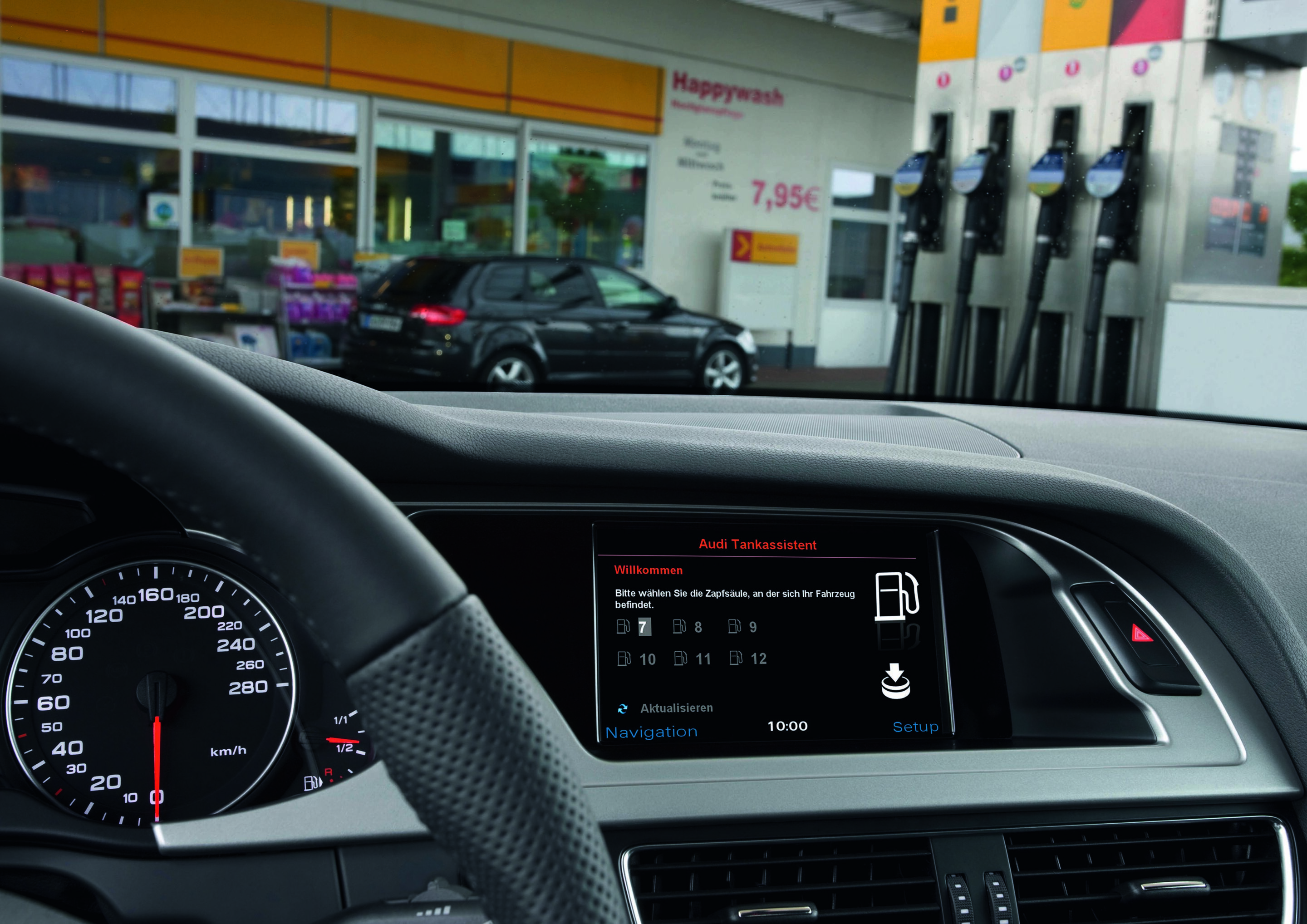 Efficient urban driving – the Audi travolution project - travolution - Filling station assistant