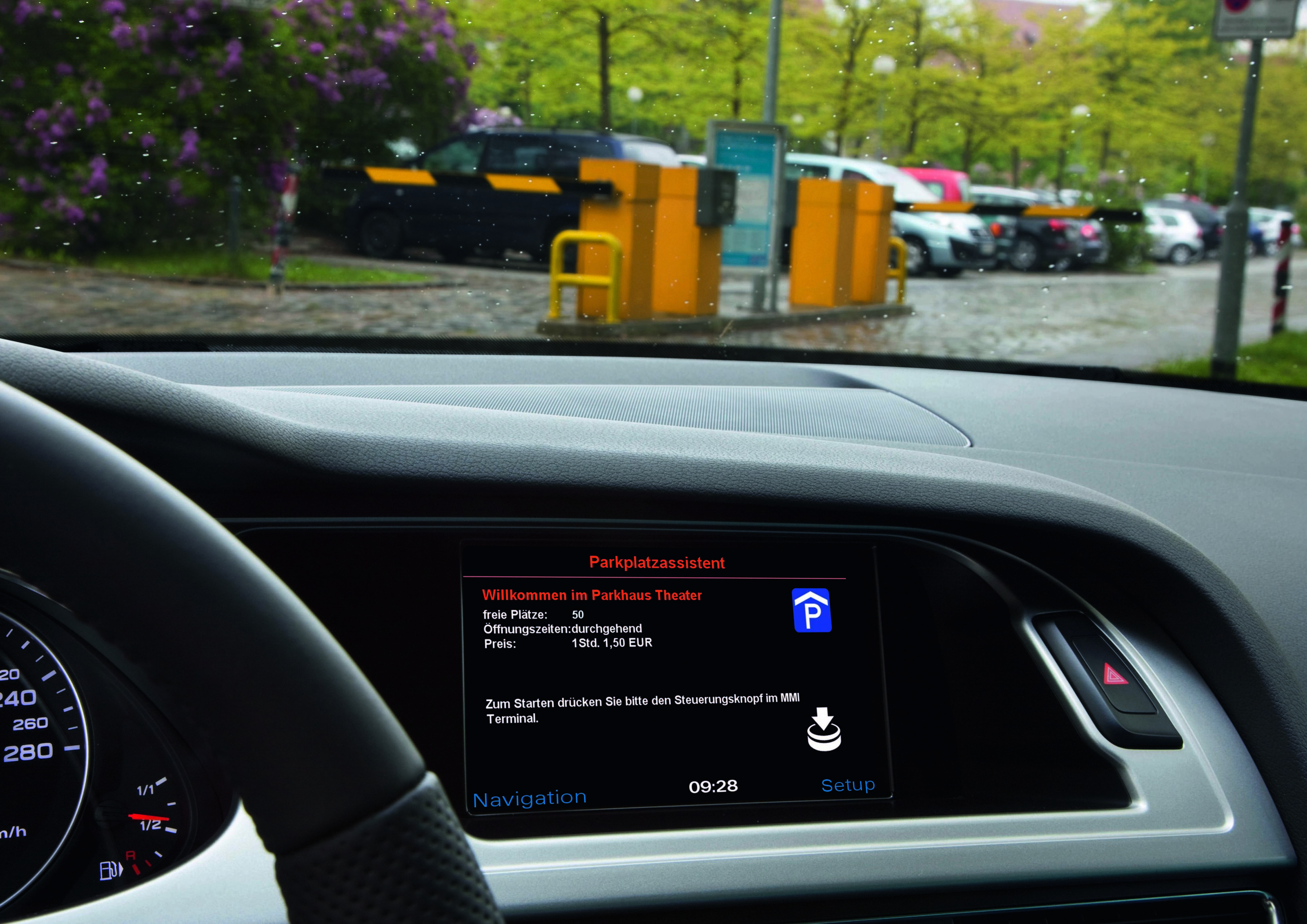 Efficient urban driving – the Audi travolution project - travolution - Car park assistent