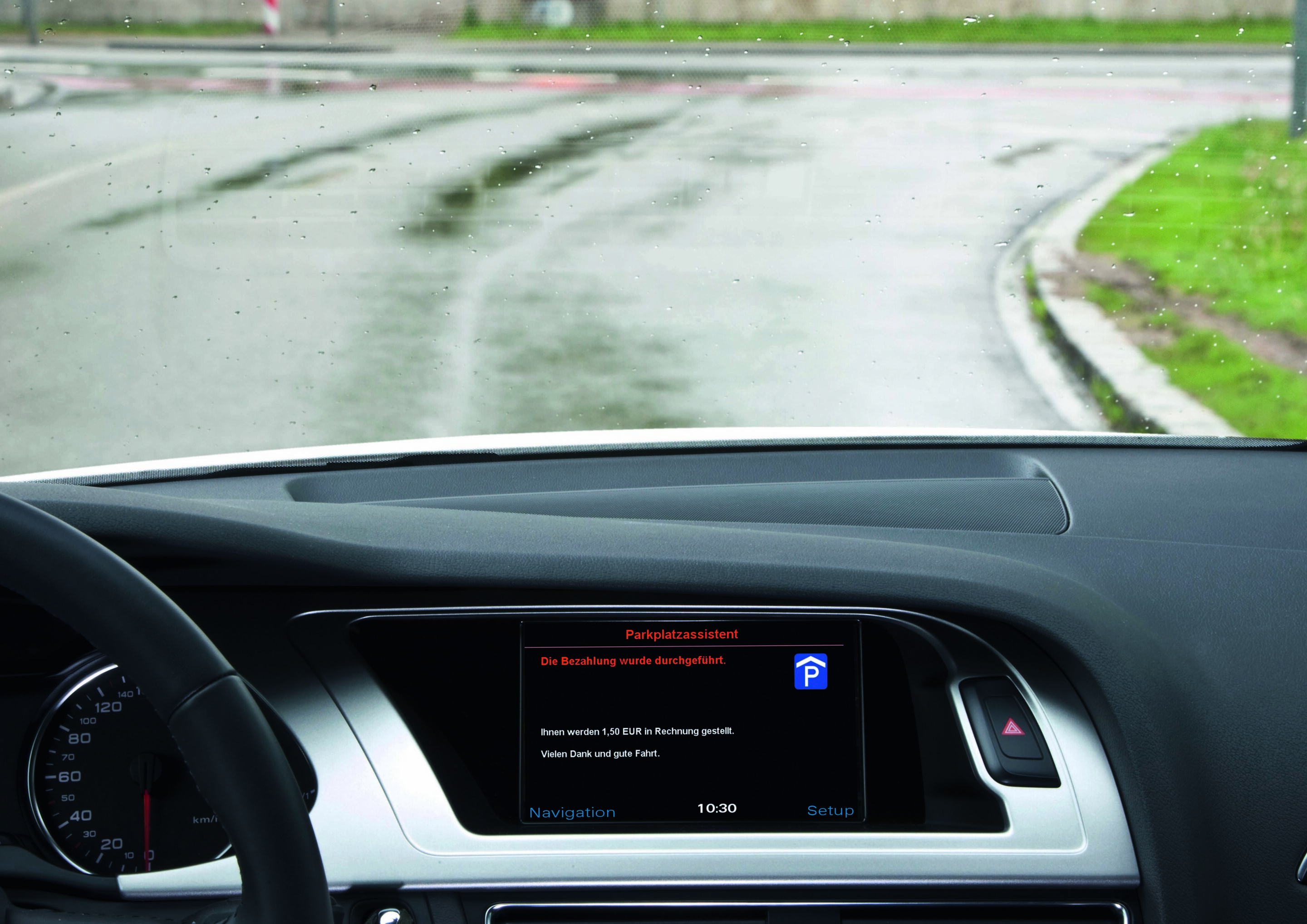 Efficient urban driving – the Audi travolution project - travolution - Car park assistent