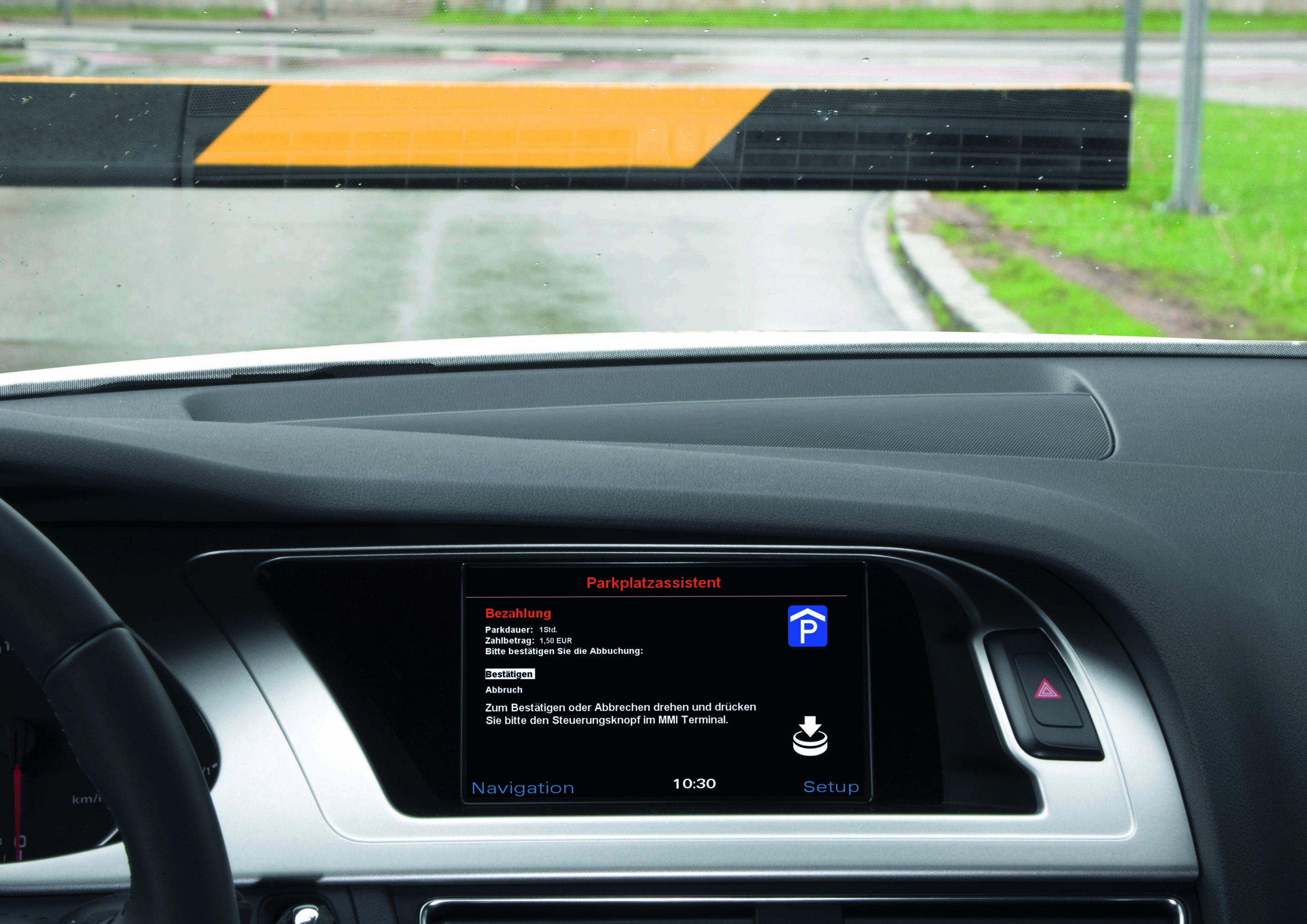 Efficient urban driving – the Audi travolution project - travolution - Car park assistent