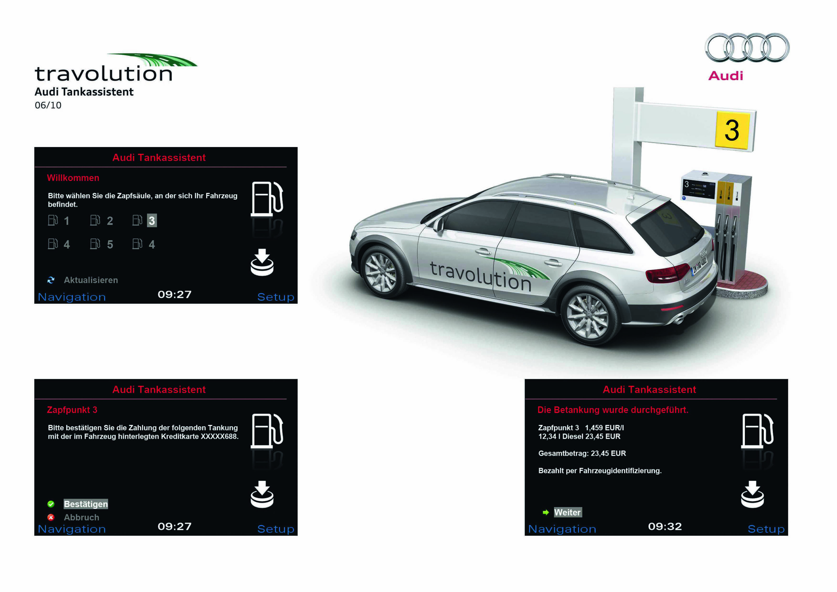 Illustration - Effizientes Fahren in der Stadt – das Audi-Projekt travolution