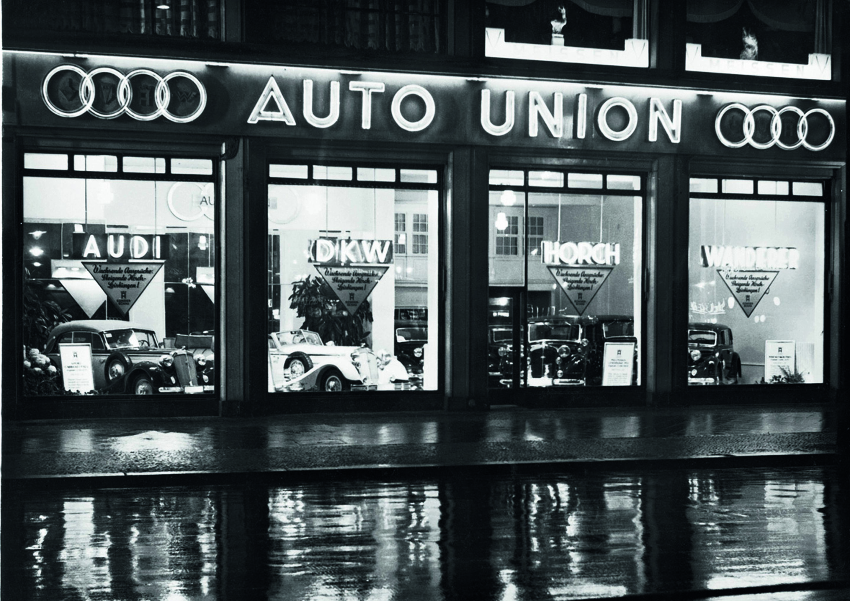 Jubiläumsmagazin Historie - Verkaufsstelle der Auto Union