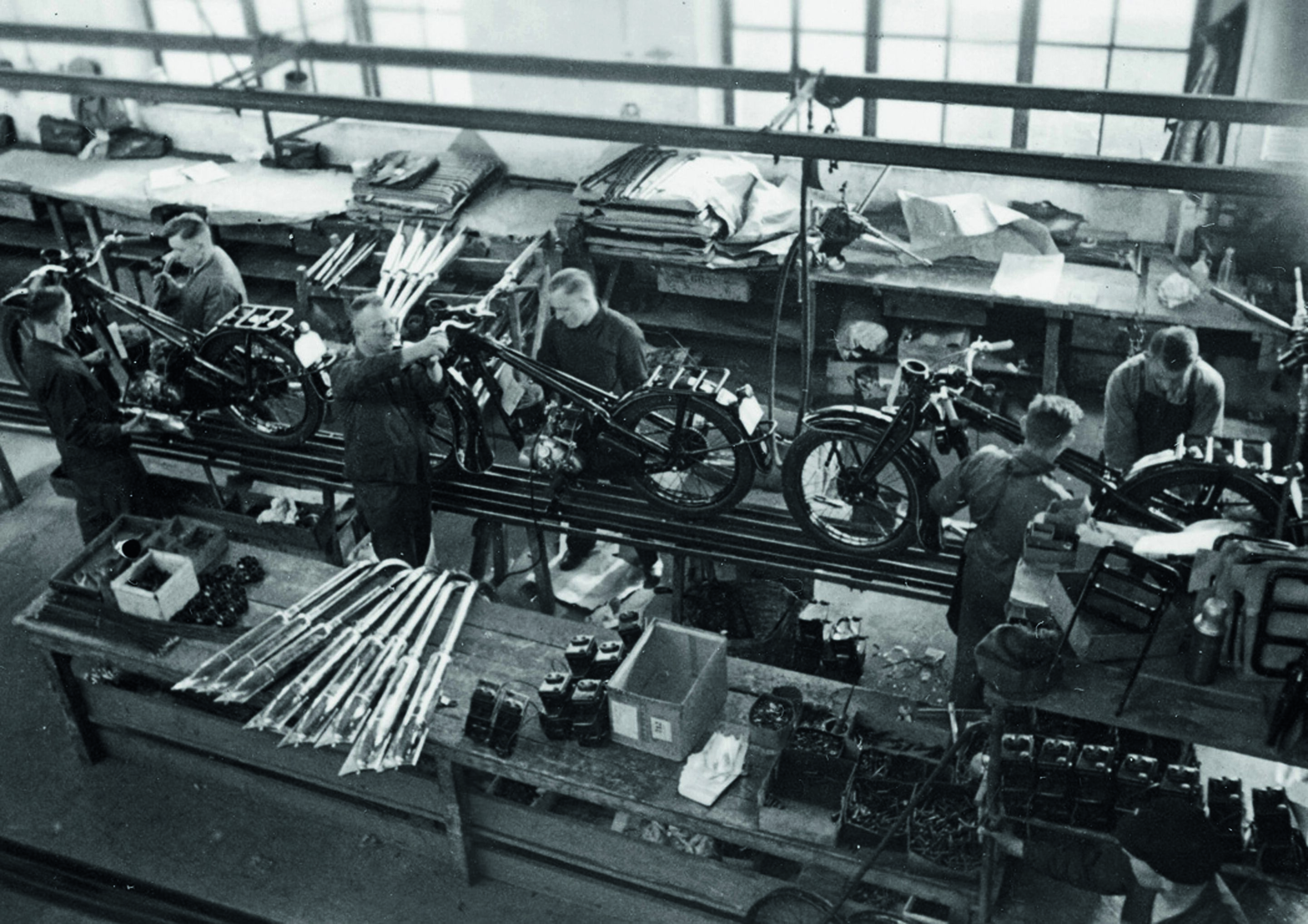 Jubiläumsmagazin Historie - Auto Union: Motorradproduktion bei DKW in Zschopau