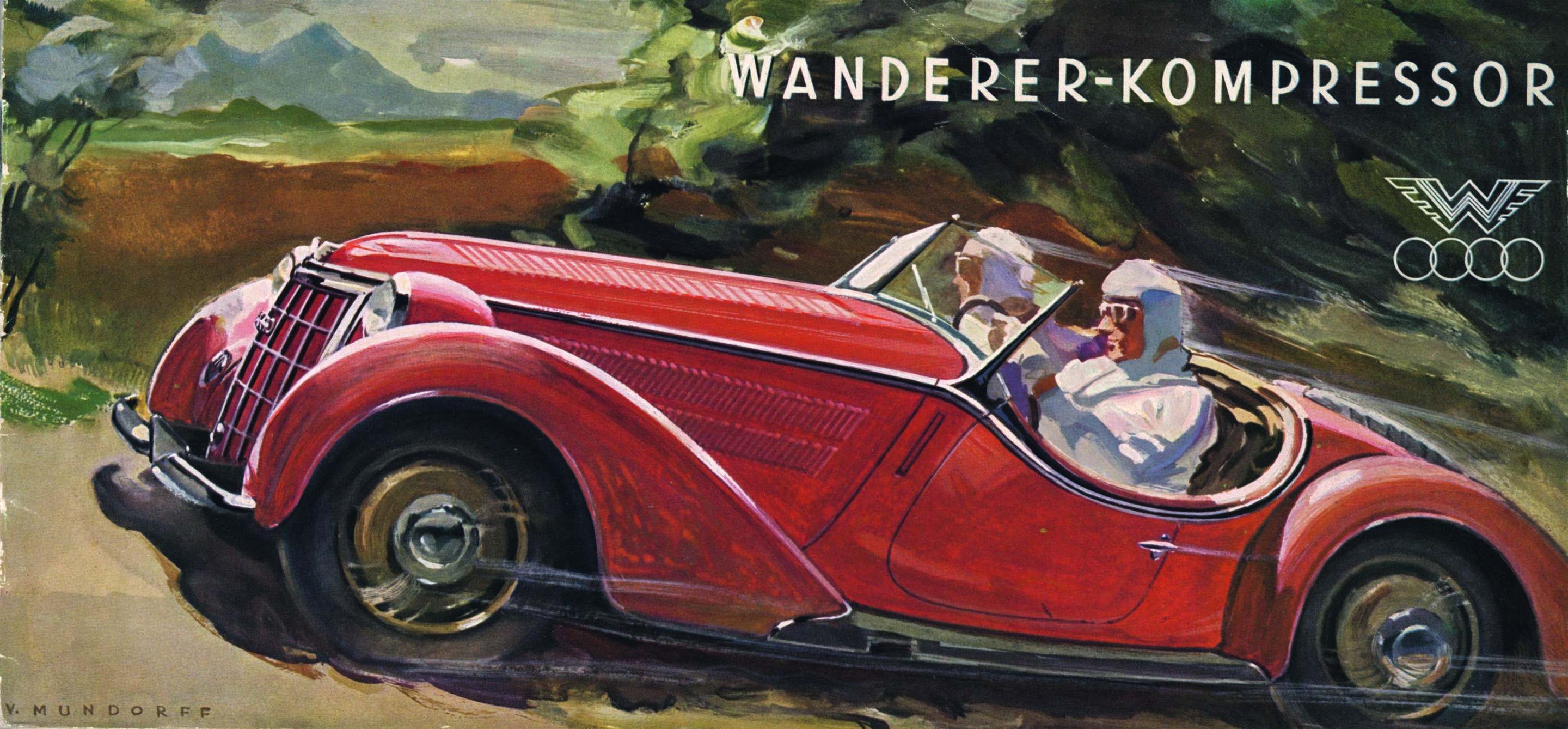 Jubiläumsmagazin Historie - Wanderer W25K Roadster