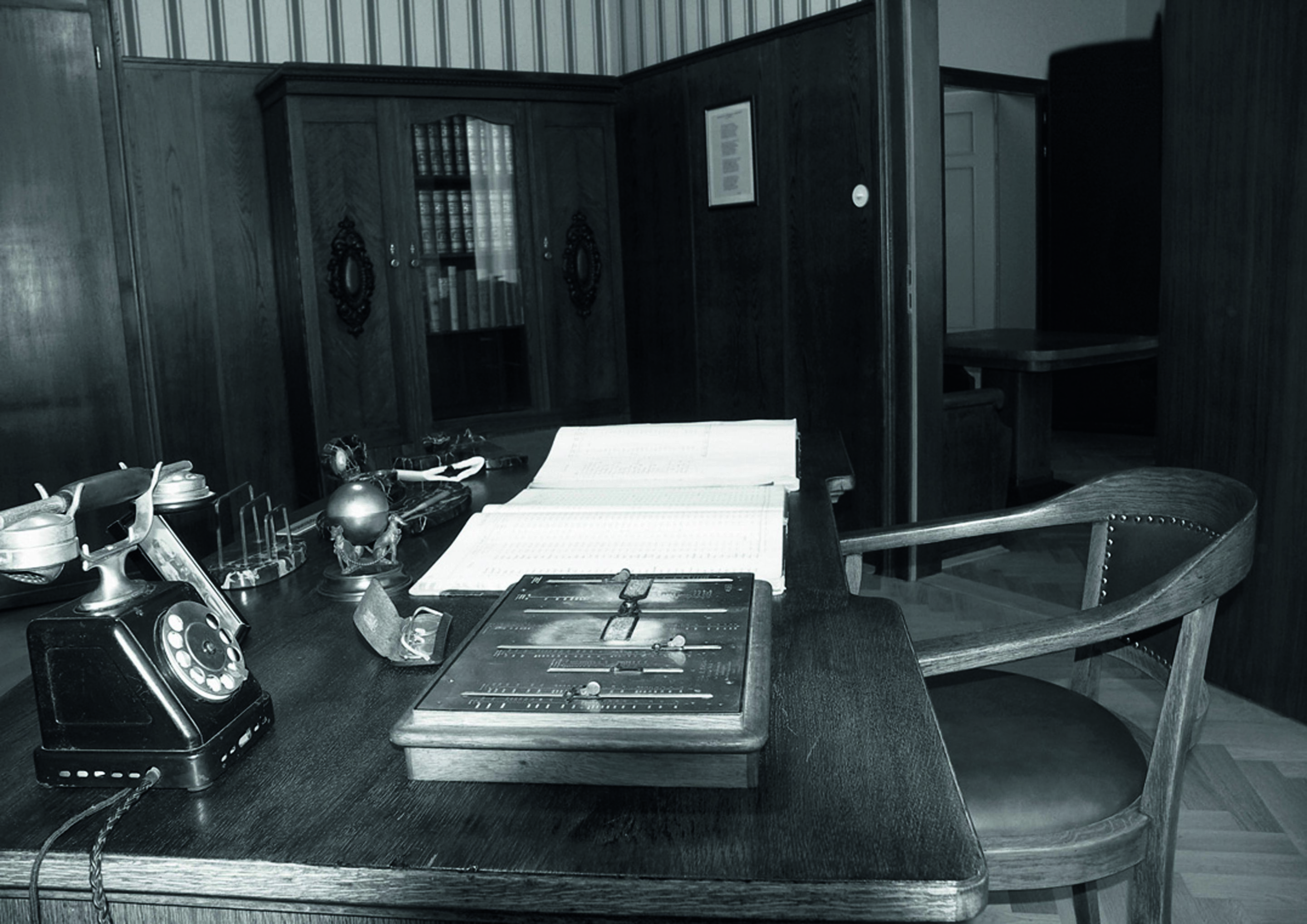 Jubiläumsmagazin Historie - Das Arbeitszimmer von August Horch, nachgebaut im Zwickauer Museum