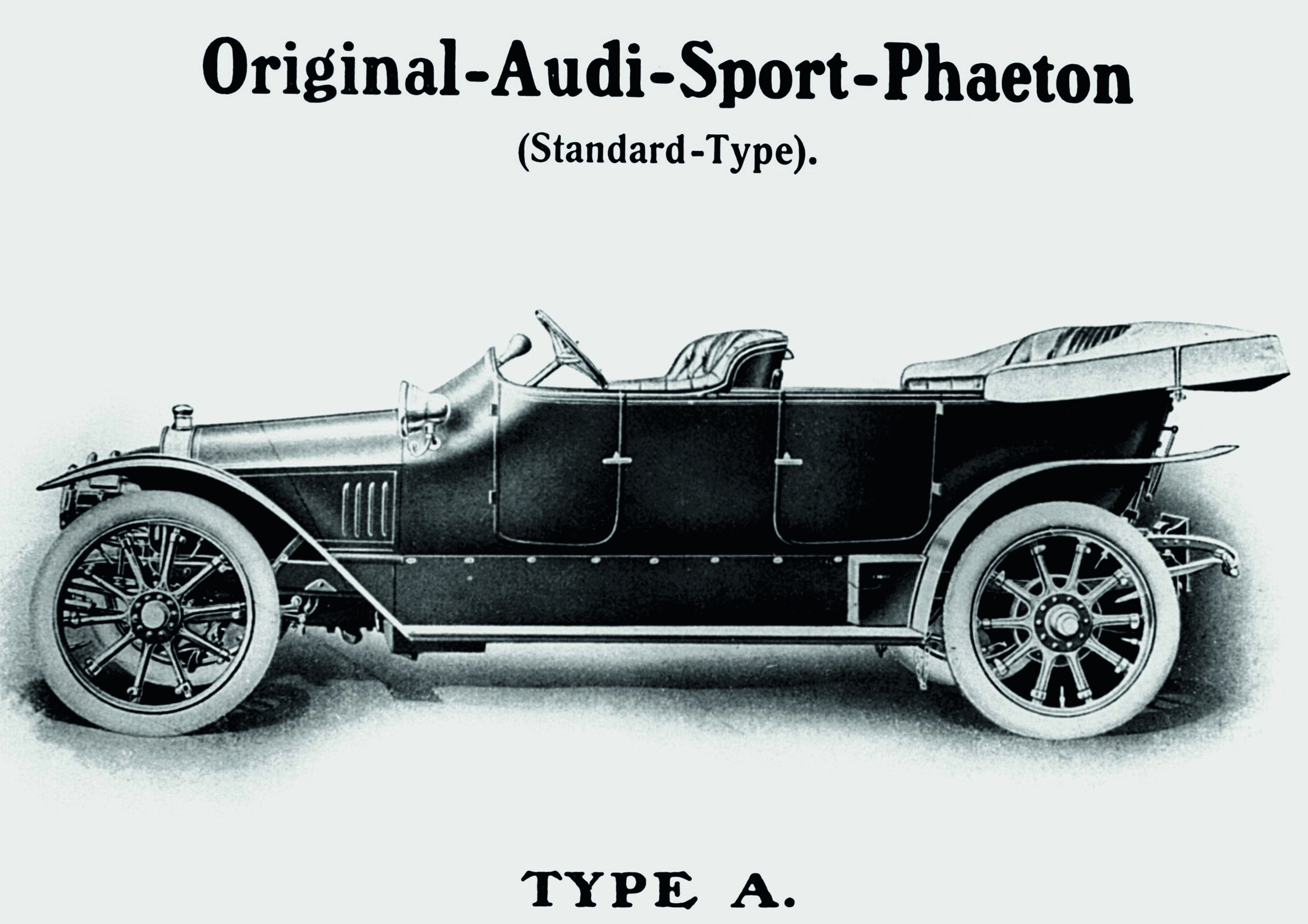 Anniversary magazine History - Early Audi elegance - the so called Phaeton version of the Type A was built in 1911
