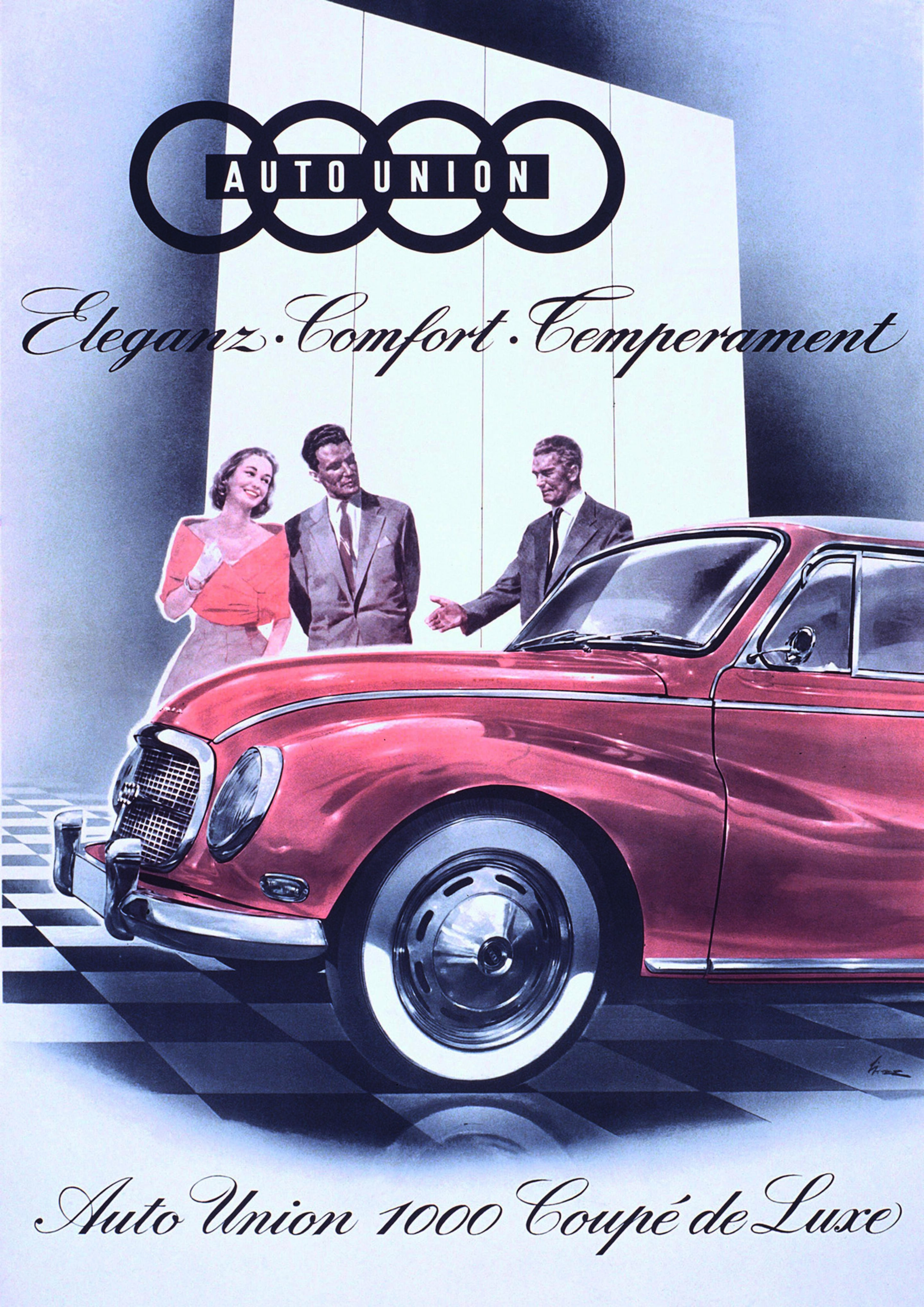 Jubiläumsmagazin Historie - Auto Union 1000 in der Werbung