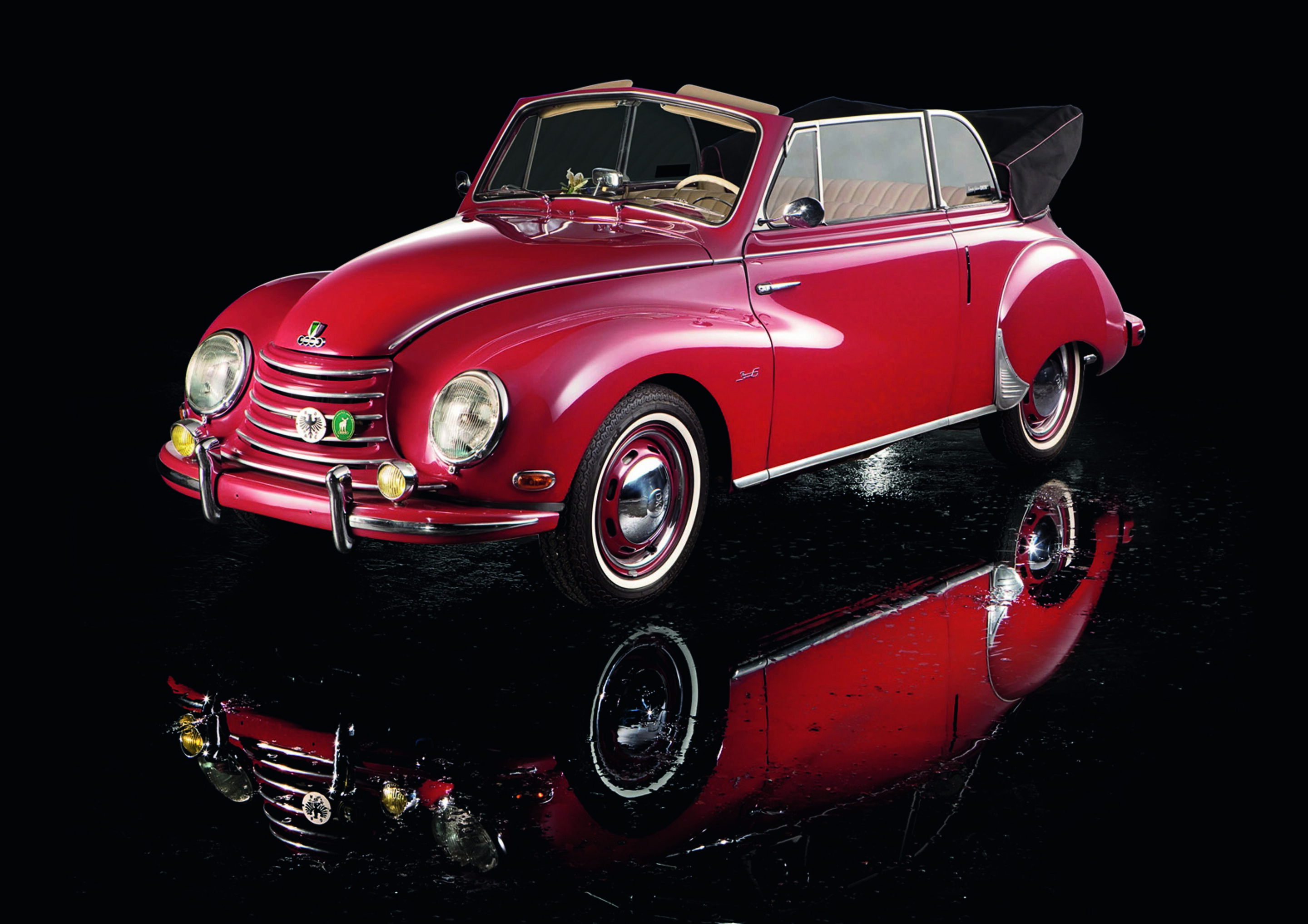 Anniversary magazine History - DKW 3 = 6 Sonderklasse Cabriolet, Type F91, 1955