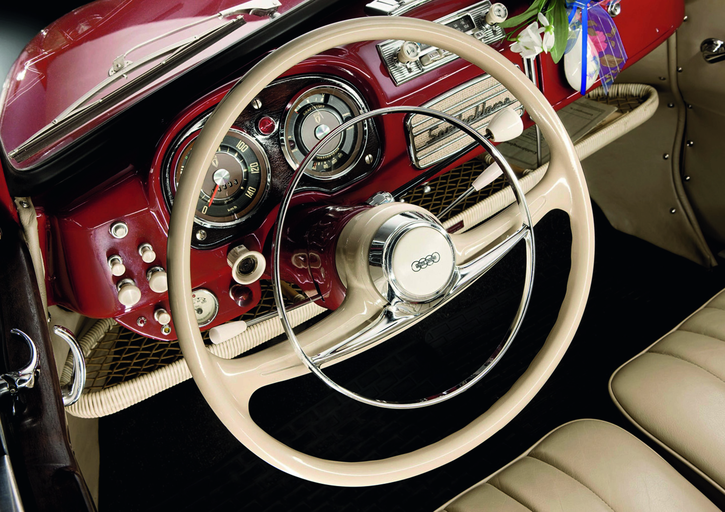 Anniversary magazine History - DKW 3 = 6 Sonderklasse Cabriolet, Type F91, 1955