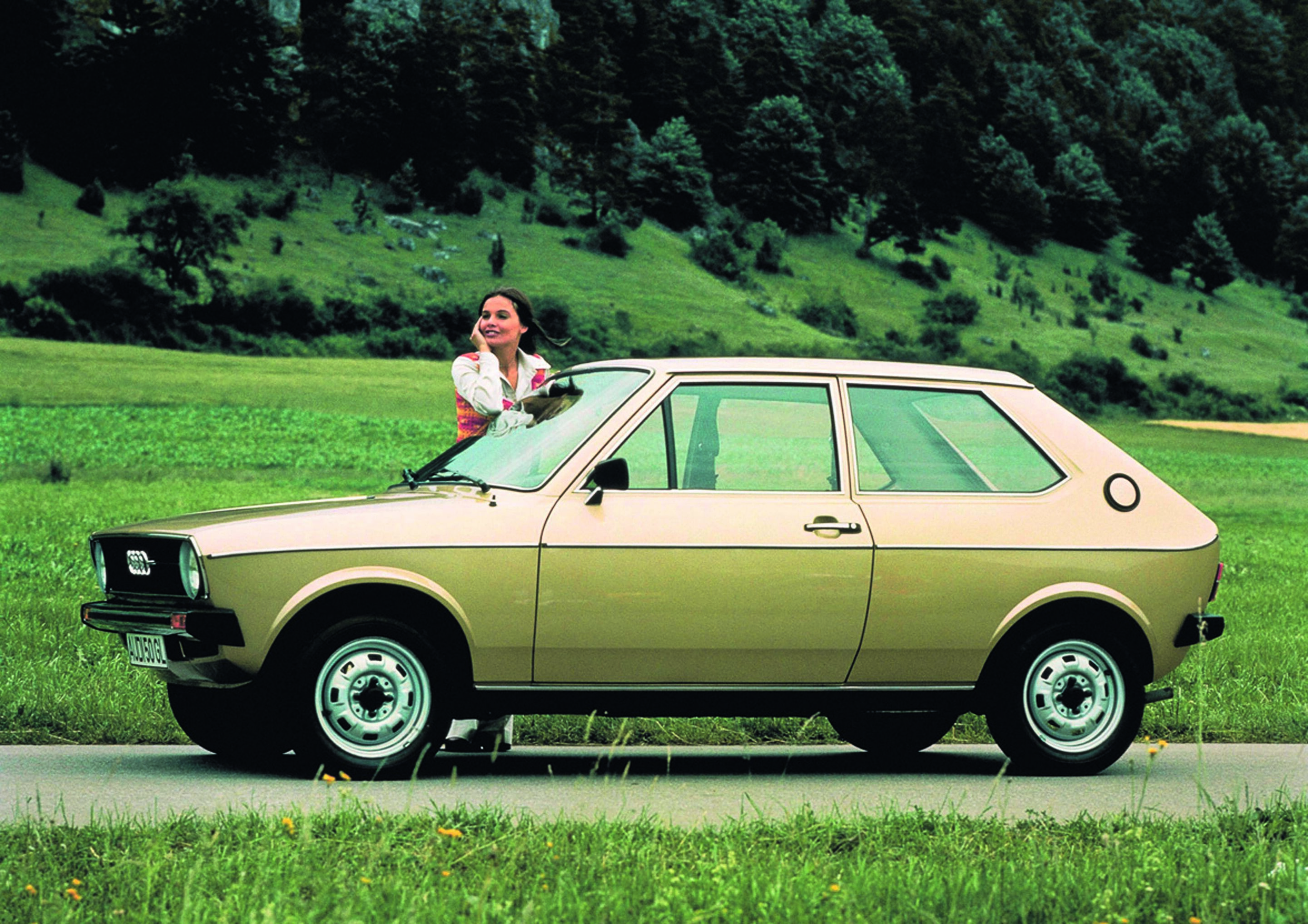 Anniversary magazine History - Rewvolutionary - the 1974 Audi 50 was the first modern German small car