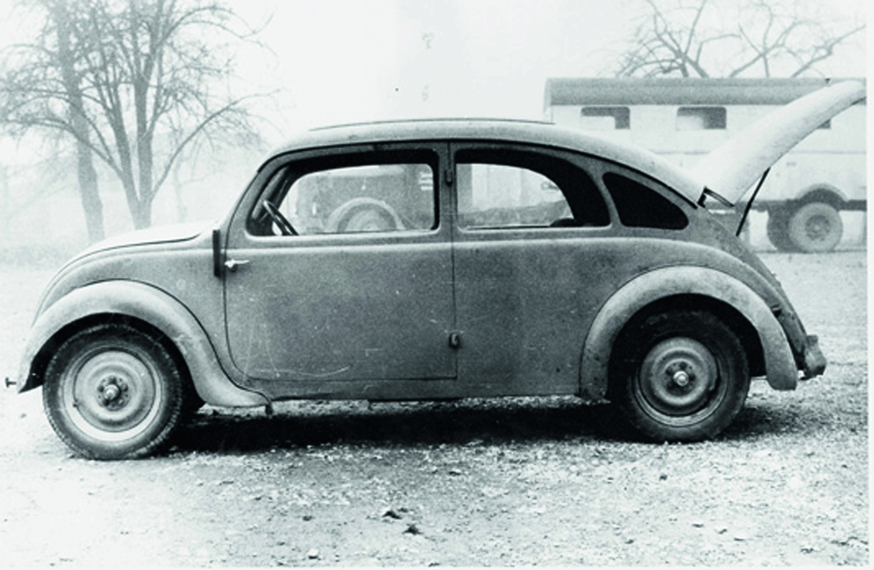 Jubiläumsmagazin Historie - NSU: Den Volkswagen-Vorläufer Typ 32 entwickelte Porsche 1933 im Auftrag von NSU