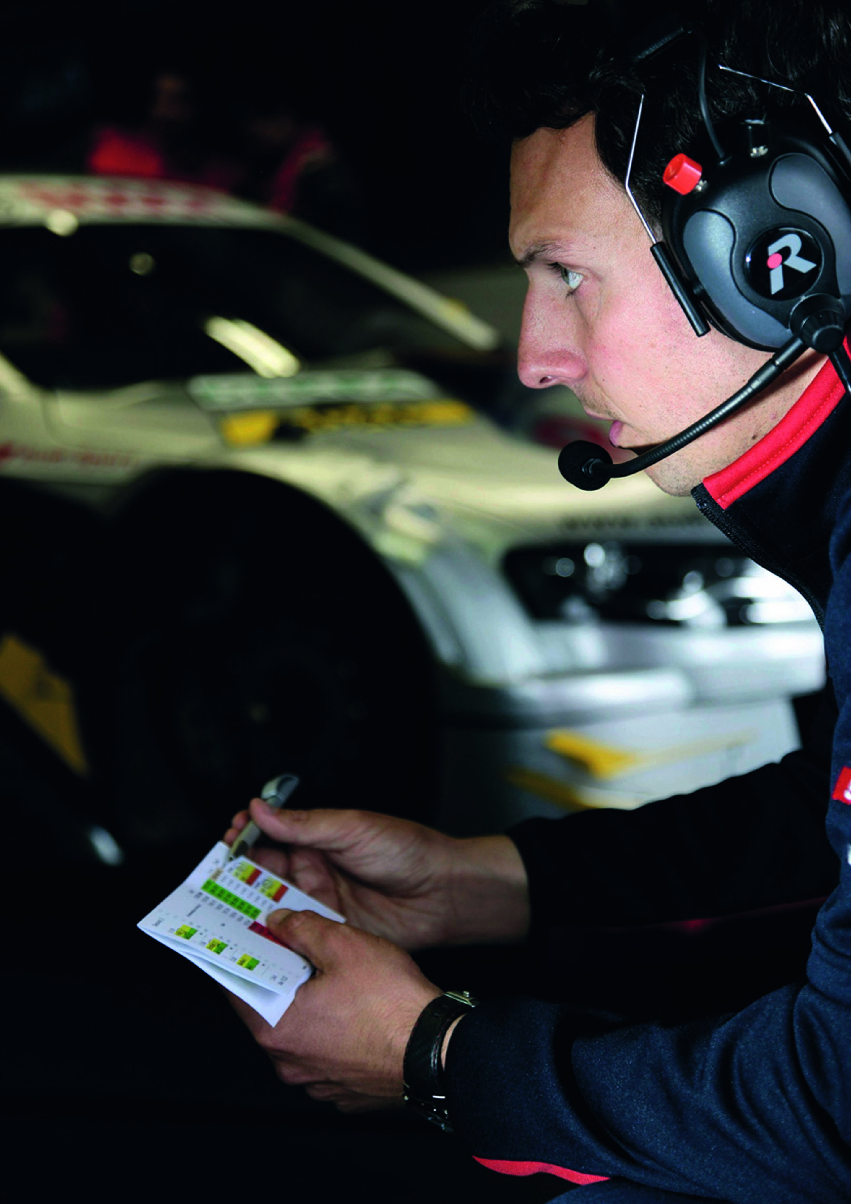 Anniversary magazine Motorsports - Alex Strehling is the vehicle engineer for Mattias Ekström.