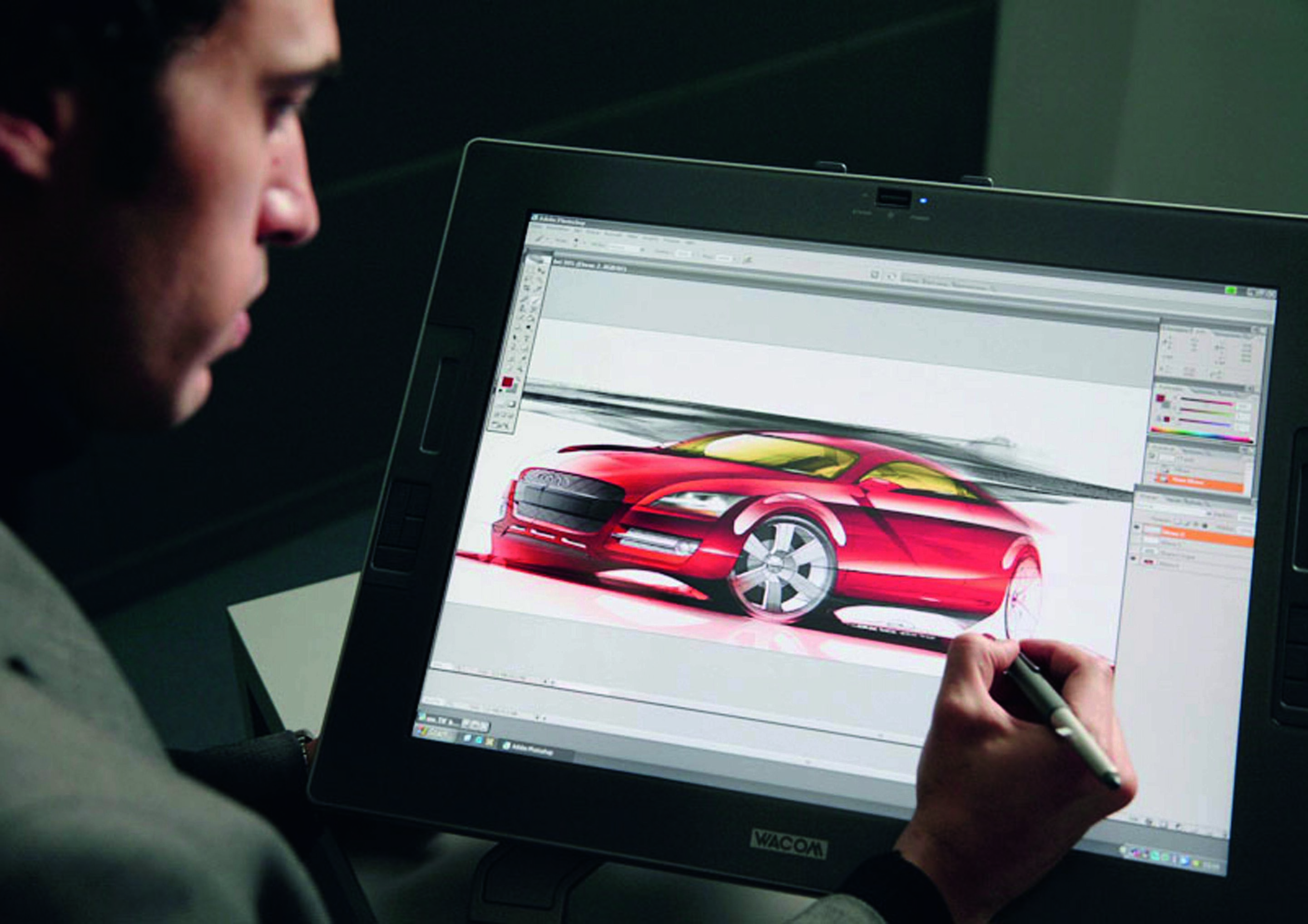 Jubiläumsmagazin Design - Audi Design: Zeichnerische Fähigkeiten haben noch heute im Design hohen Stellenwert.
