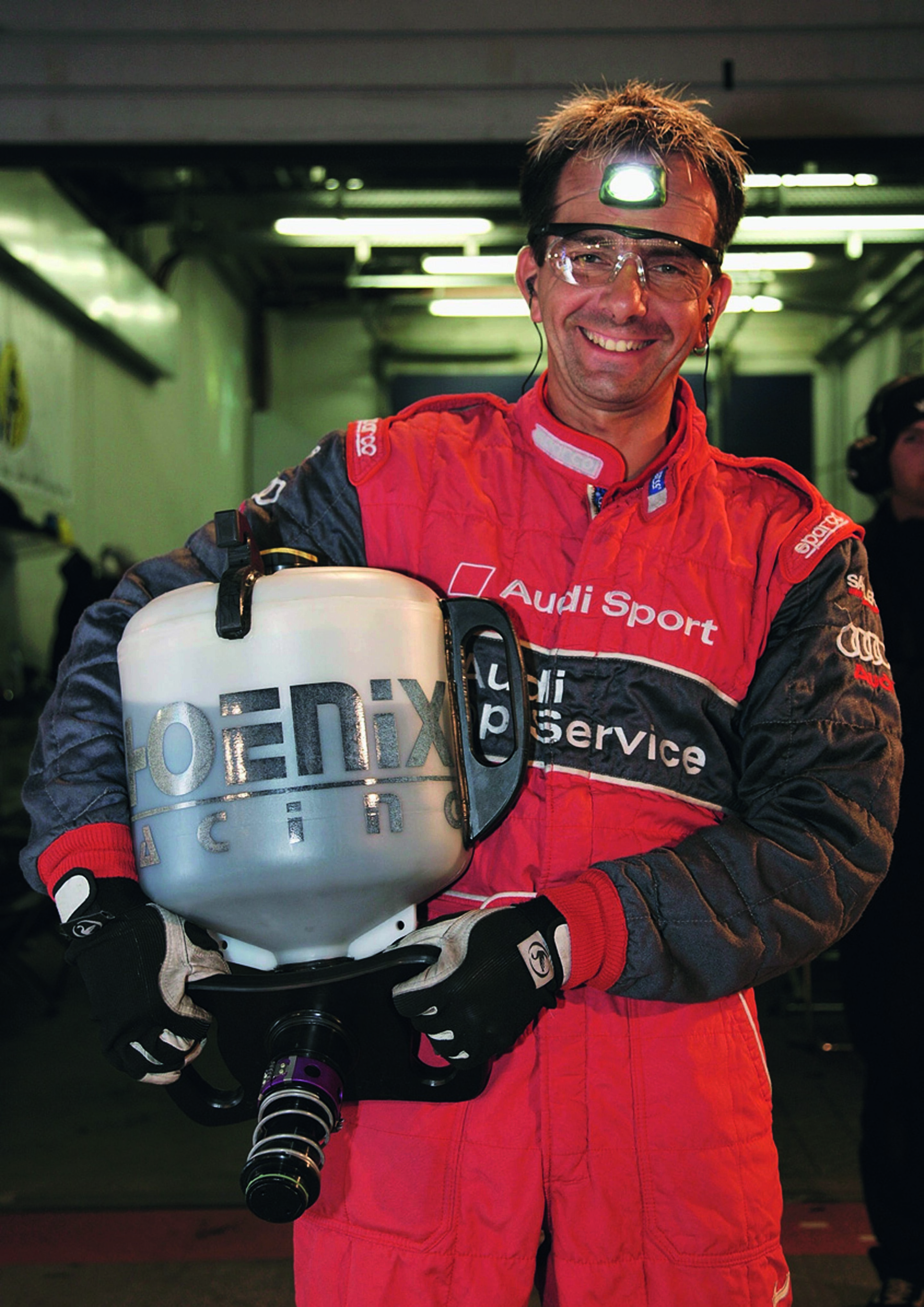 Anniversary magazine Motorsports - Karsten Fug works as a mechanic for Phoenix Racing and is responsible for the refuelling process during pit stops.