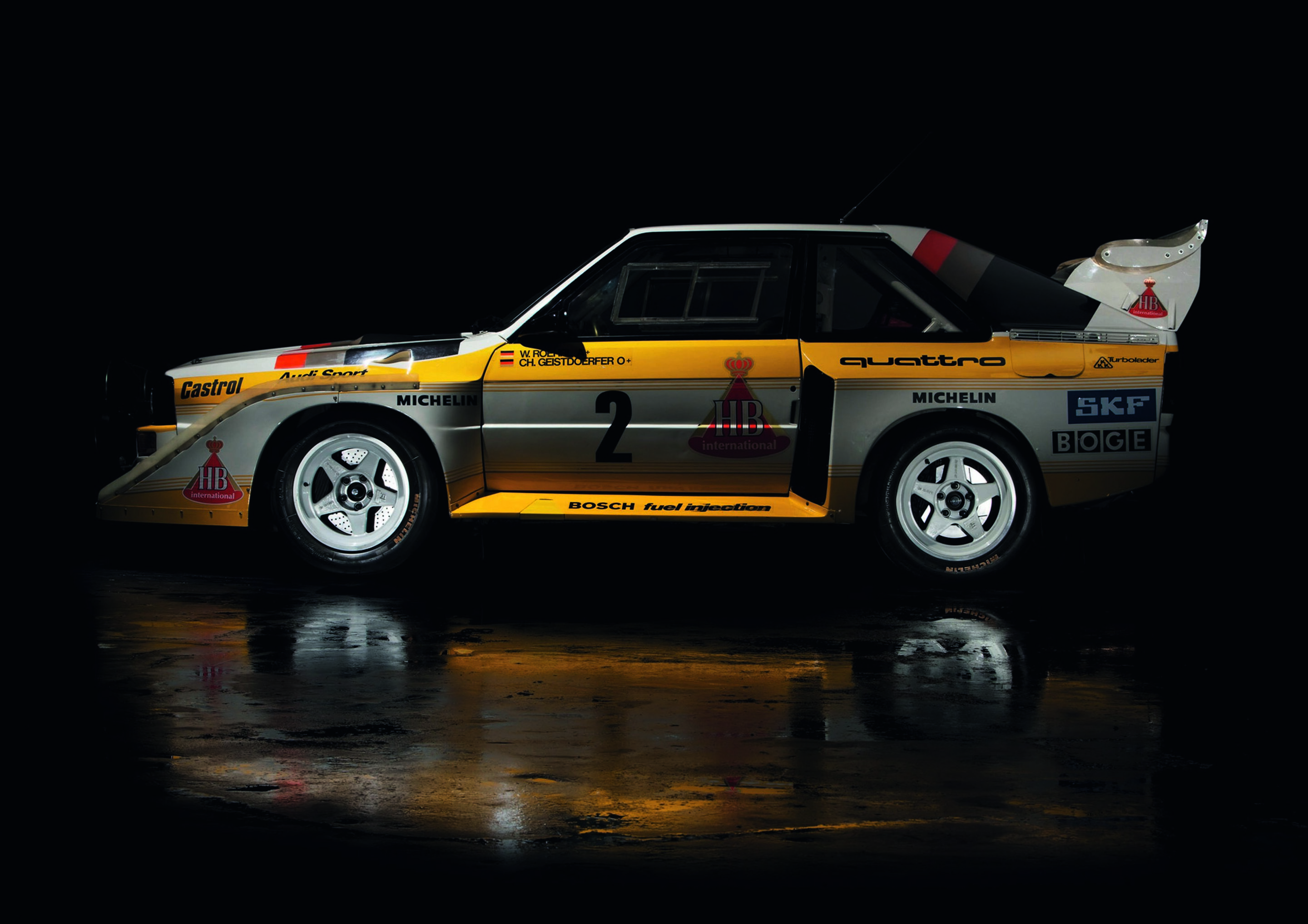 Anniversary magazine Motorsports - Audi Sport quattro S1 - a wheelbase of only 222 centimetres, hugh add-ons.