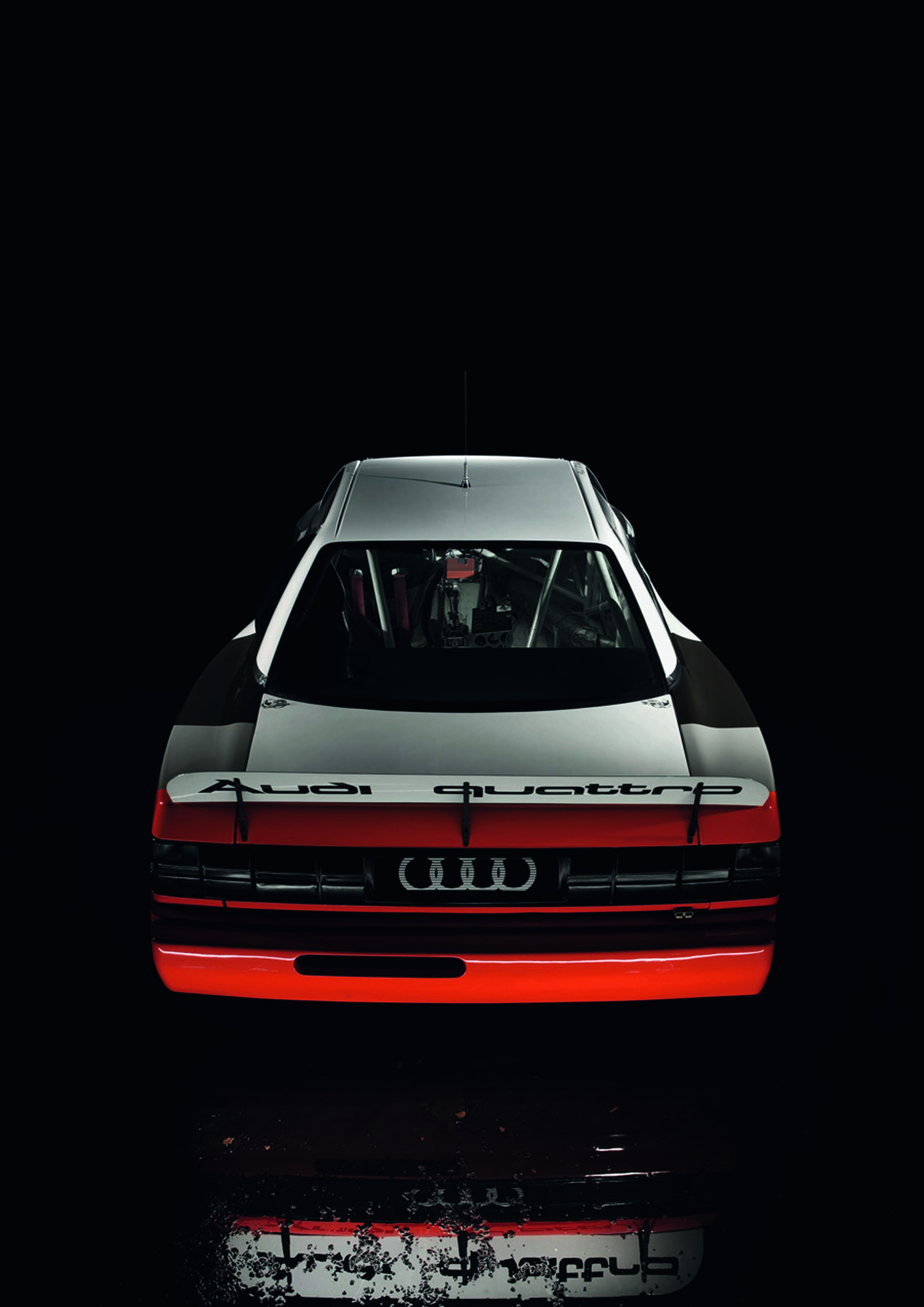Anniversary magazine Motorsports - Audi 200 TransAm - regulations specified the dimensions of the rear spoiler.