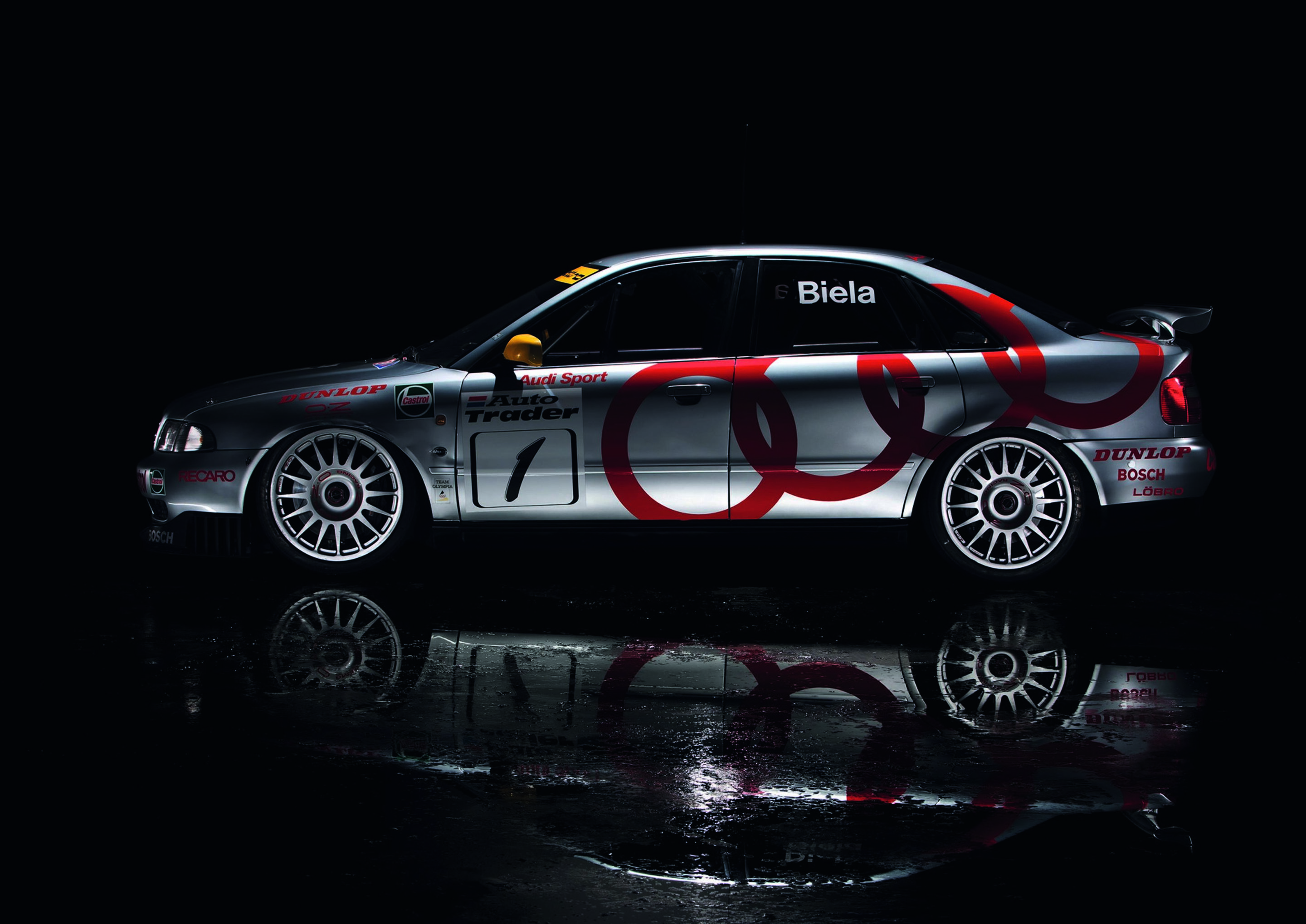 Anniversary magazine Motorsports - Audi A4 Supertouring - front-mounted longitudial engine, quattro drive, low ground clearance.
