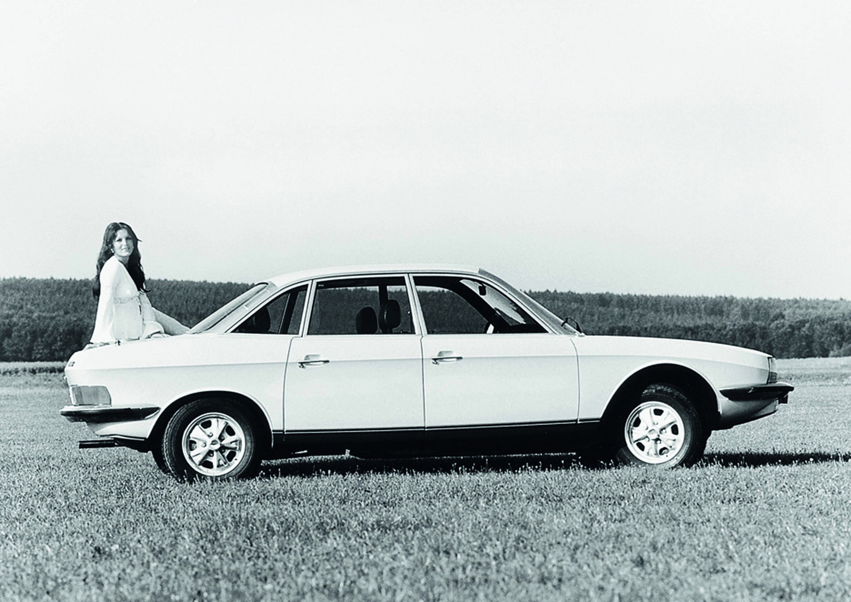 Anniversary magazine Design - Audi Ro 80 - the third side window of the Ro 80 became a fundamental part of Audi´s design language.